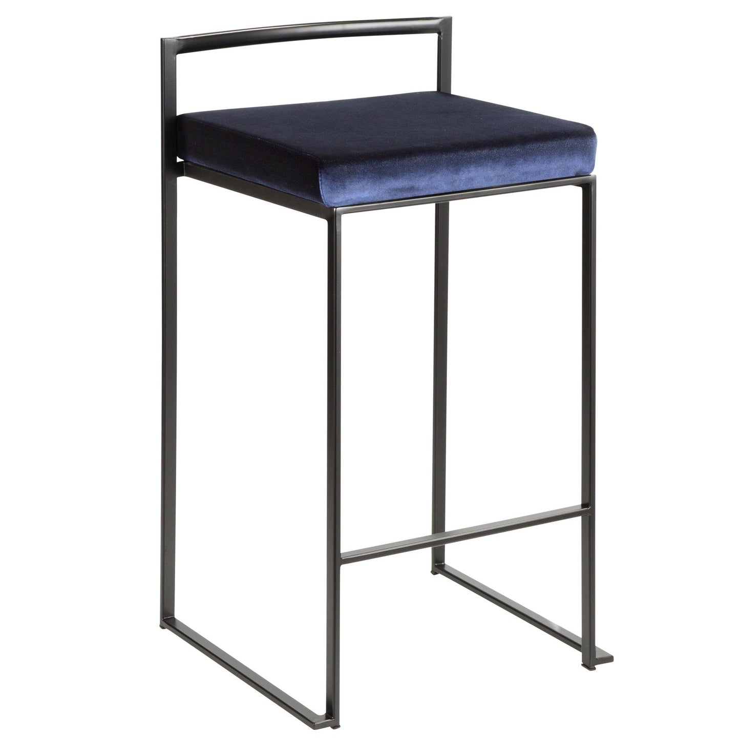 Majestic Office Furniture Stacker 26" Fixed-Height Counter Stool - Set of 2