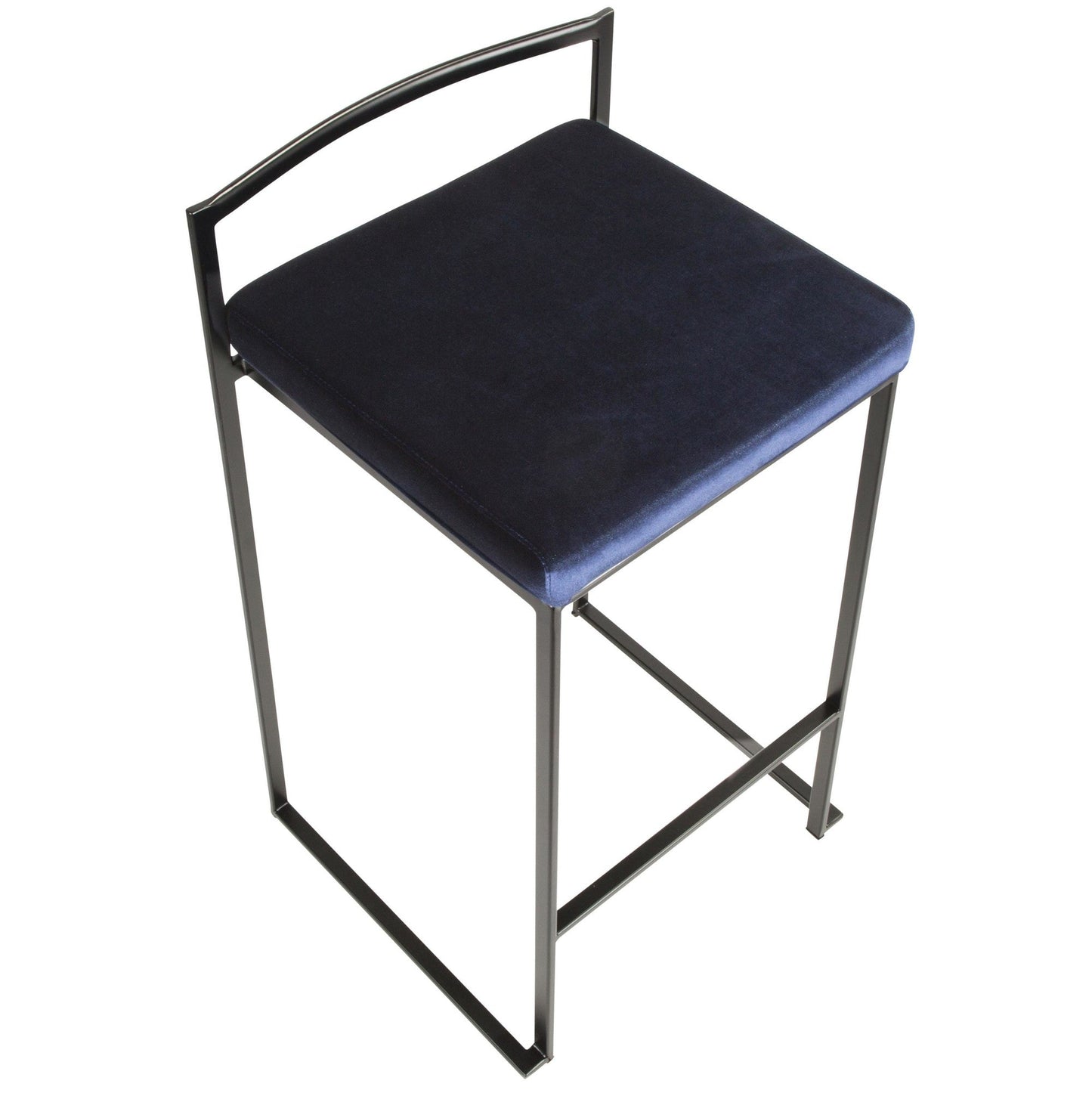 Majestic Office Furniture Stacker 26" Fixed-Height Counter Stool - Set of 2