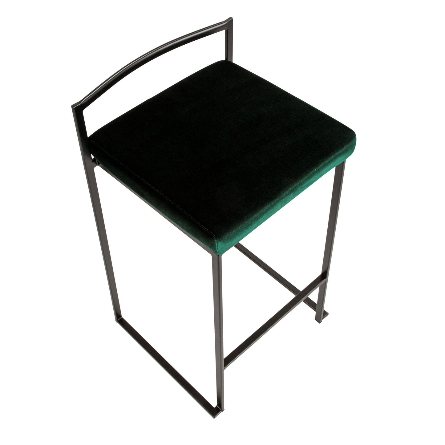 Majestic Office Furniture Stacker 26" Fixed-Height Counter Stool - Set of 2