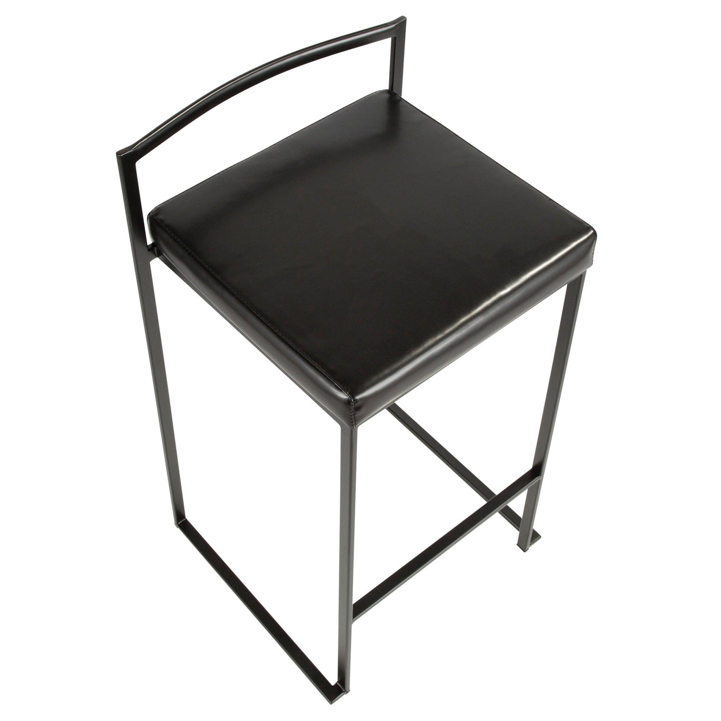 Majestic Office Furniture Stacker 26" Fixed-Height Counter Stool - Set of 2