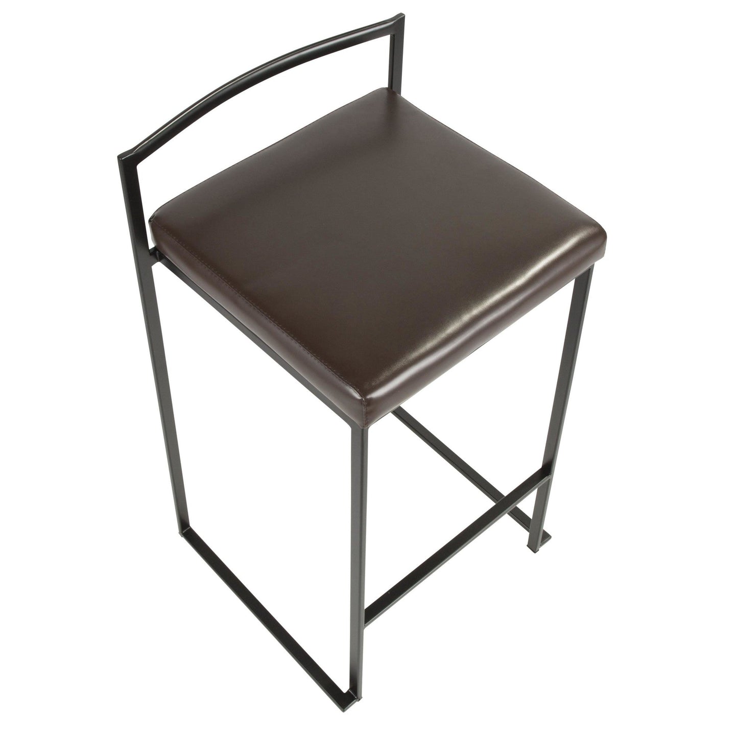 Majestic Office Furniture Stacker 26" Fixed-Height Counter Stool - Set of 2