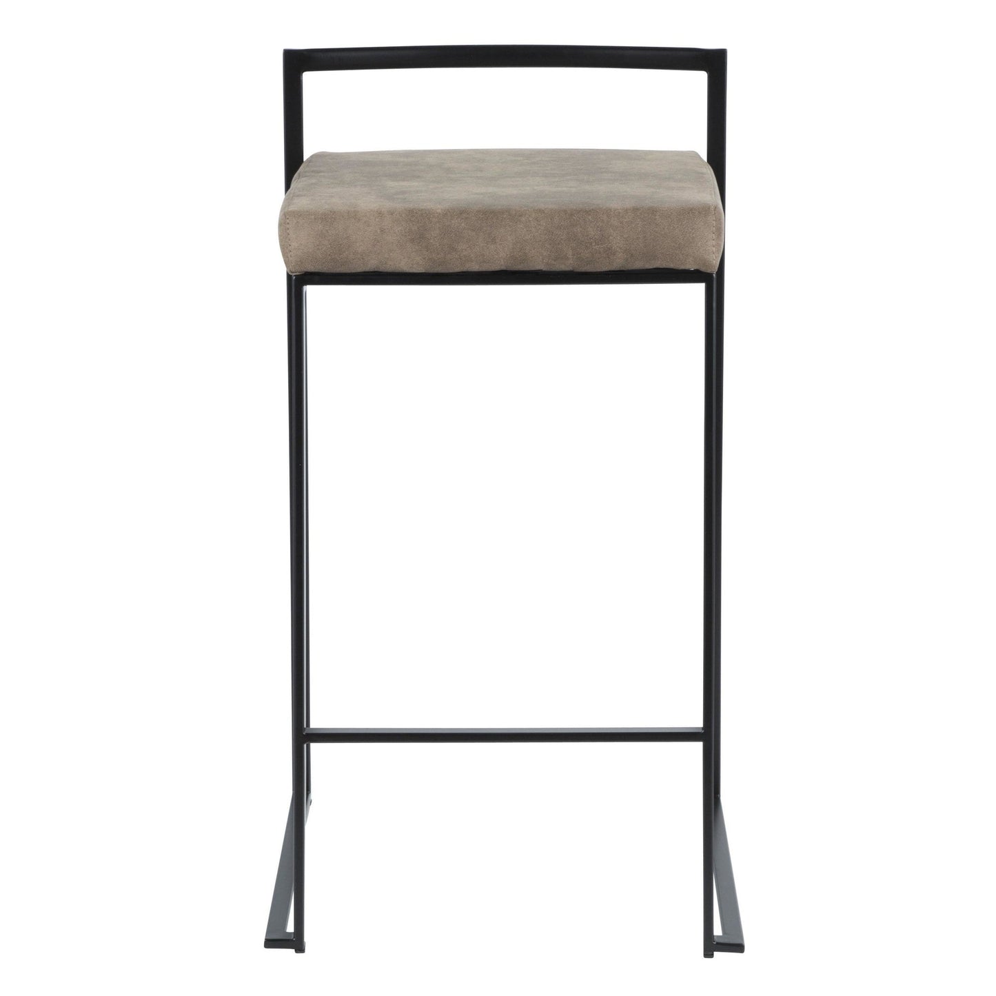 Majestic Office Furniture Stacker 26" Fixed-Height Counter Stool - Set of 2