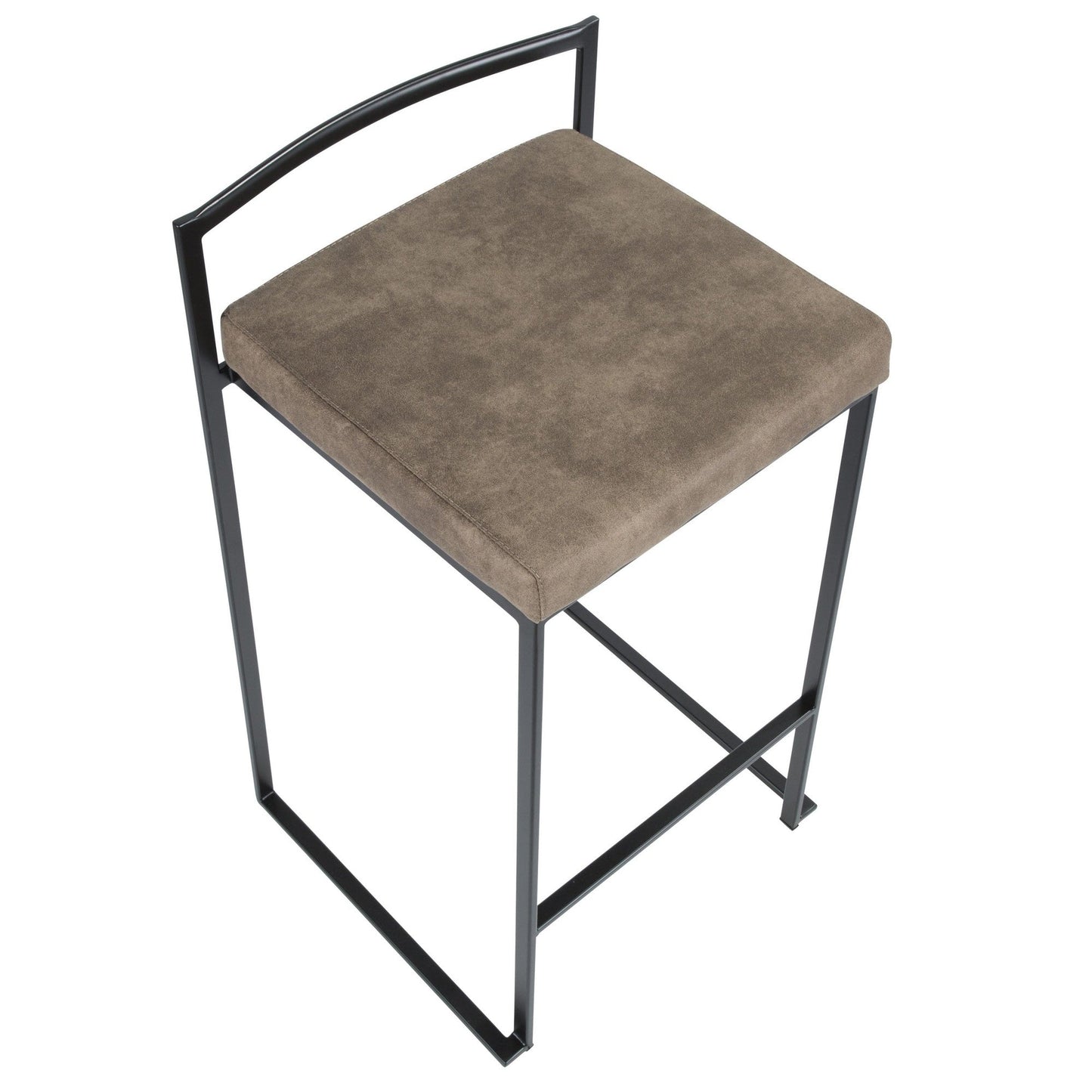 Majestic Office Furniture Stacker 26" Fixed-Height Counter Stool - Set of 2