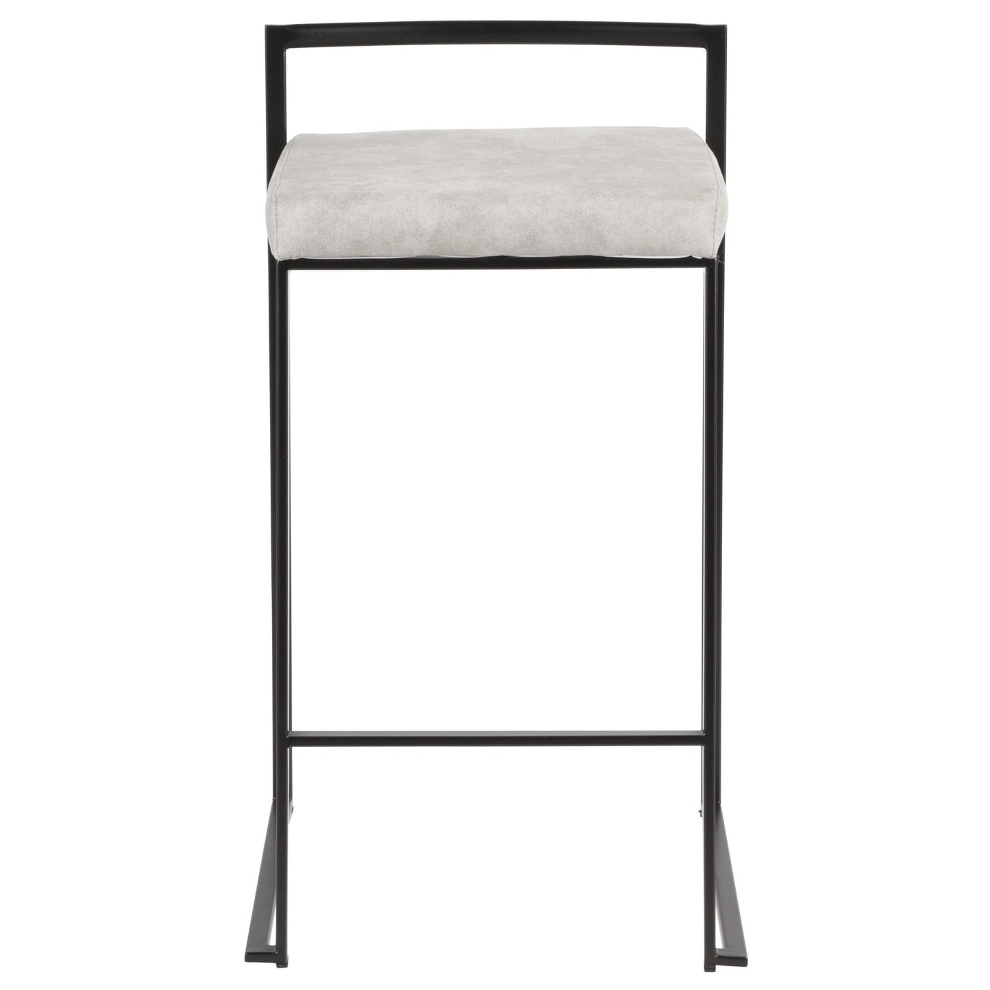 Majestic Office Furniture Stacker 26" Fixed-Height Counter Stool - Set of 2