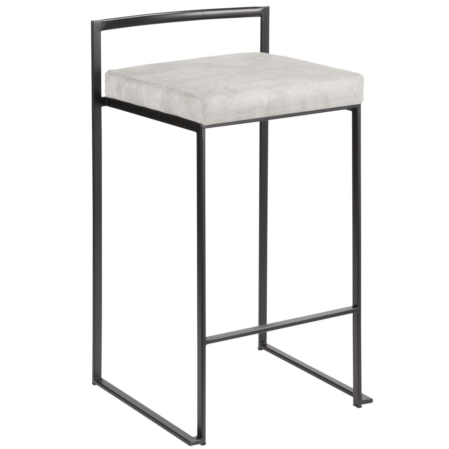 Majestic Office Furniture Stacker 26" Fixed-Height Counter Stool - Set of 2