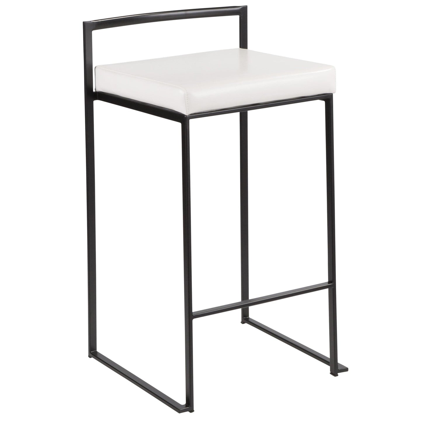Majestic Office Furniture Stacker 26" Fixed-Height Counter Stool - Set of 2