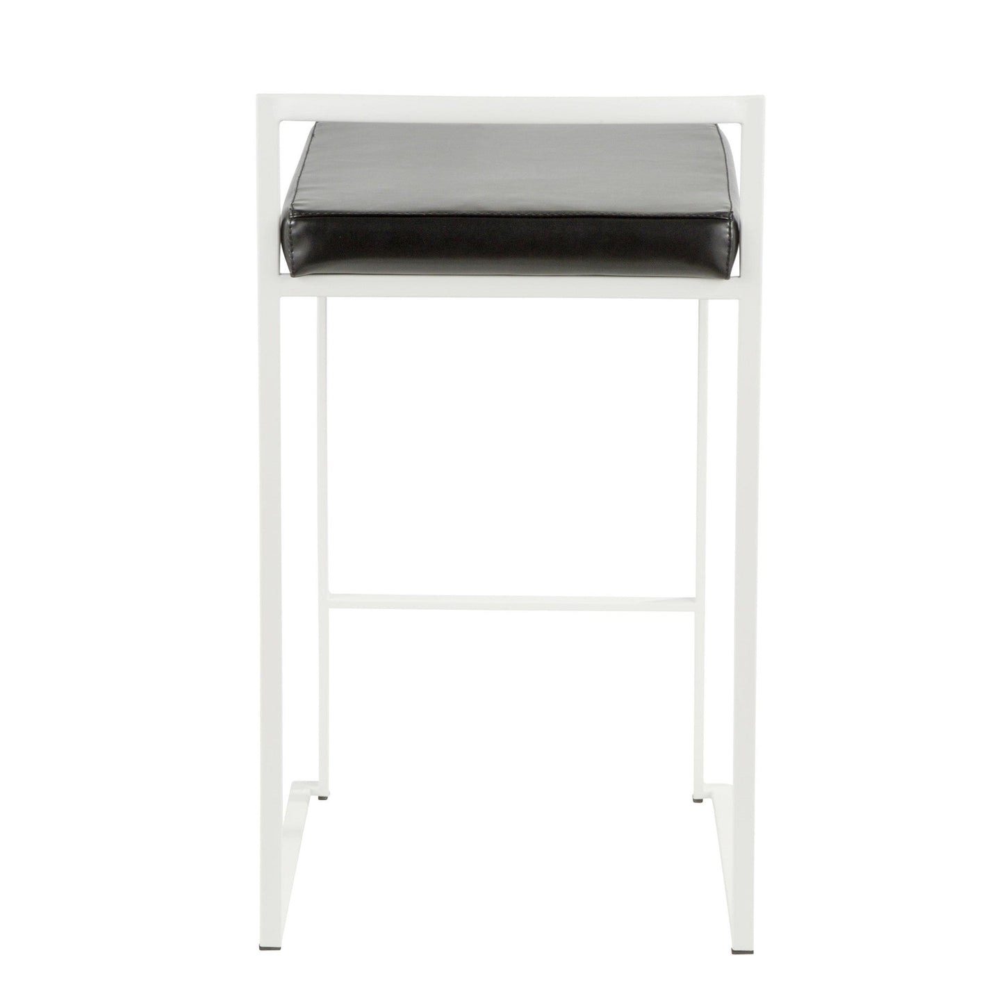 Majestic Office Furniture Stacker 26" Fixed-Height Counter Stool - Set of 2