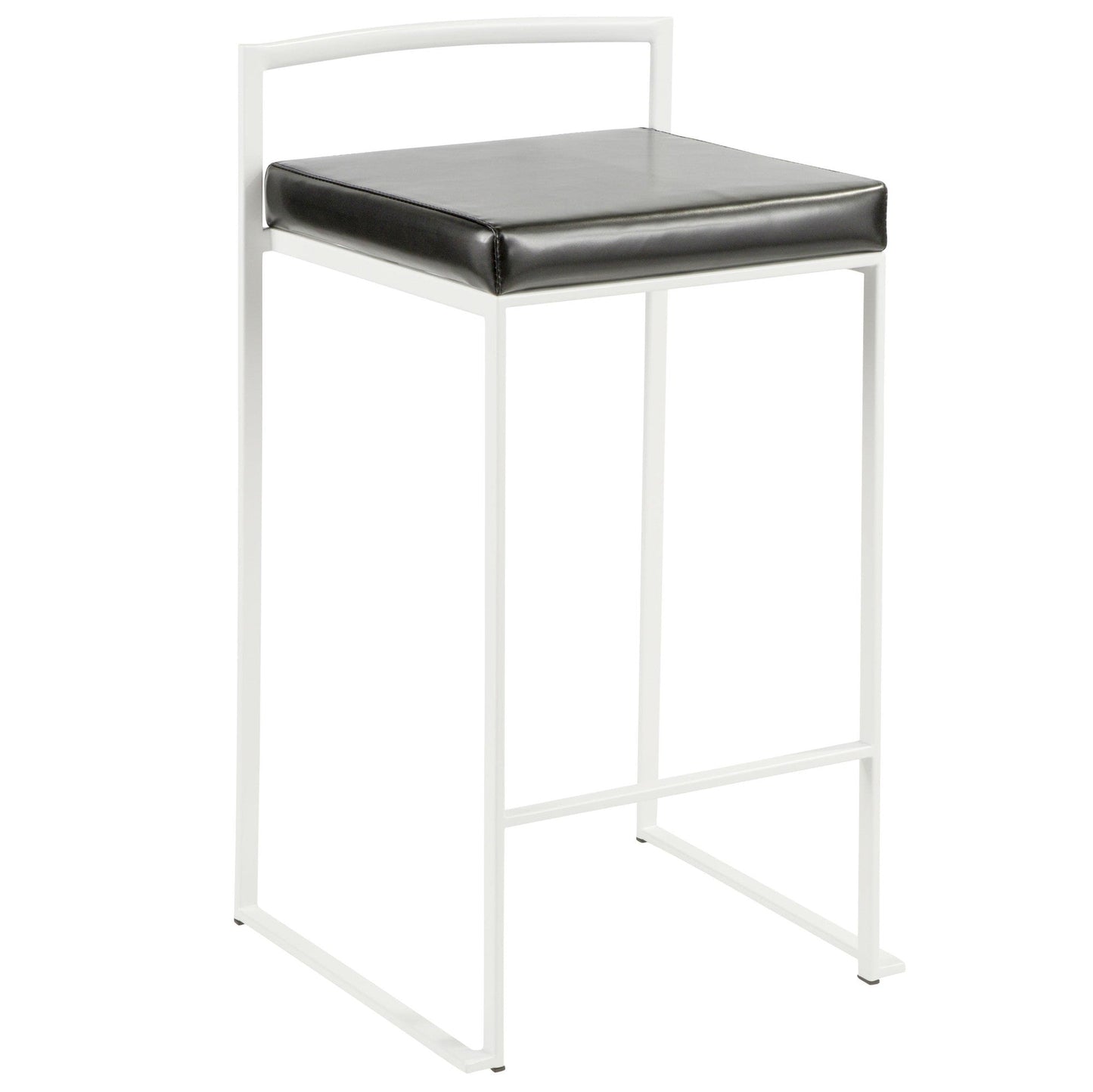 Majestic Office Furniture Stacker 26" Fixed-Height Counter Stool - Set of 2