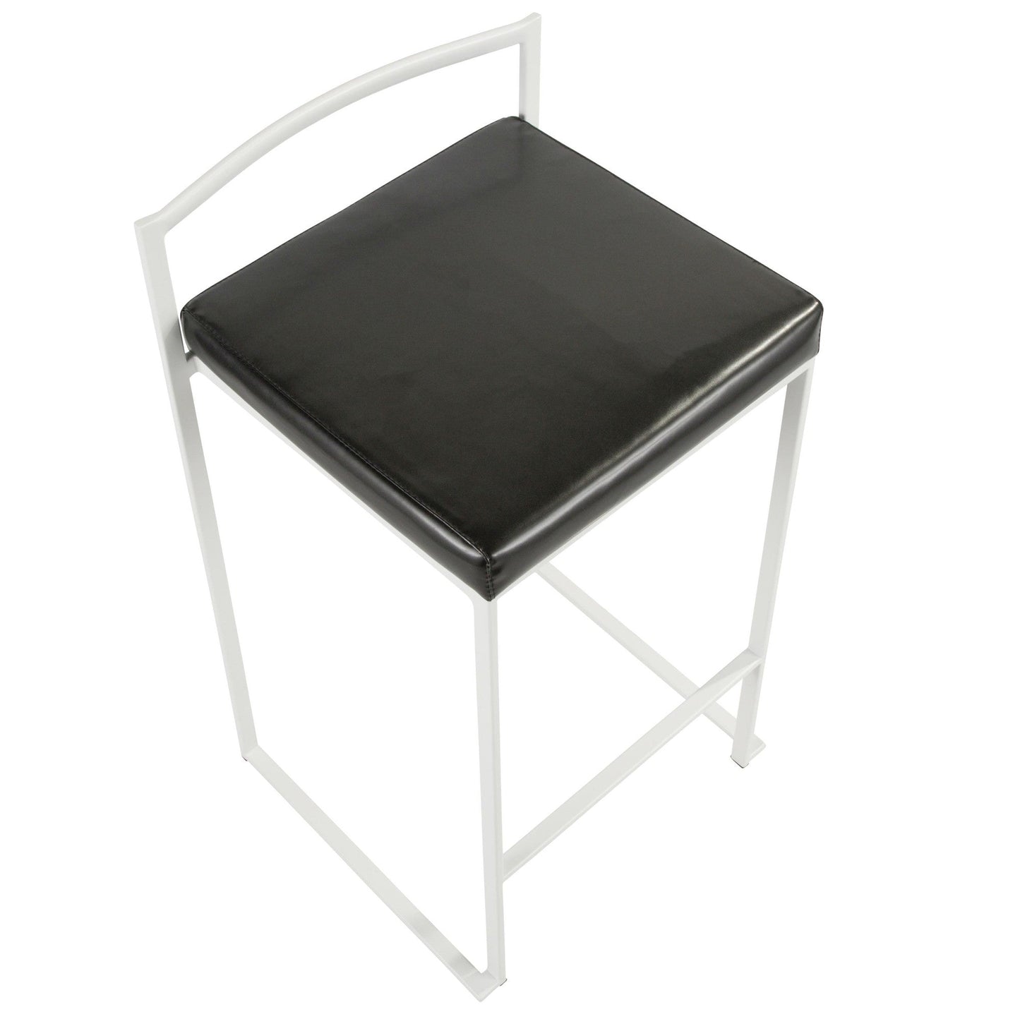 Majestic Office Furniture Stacker 26" Fixed-Height Counter Stool - Set of 2
