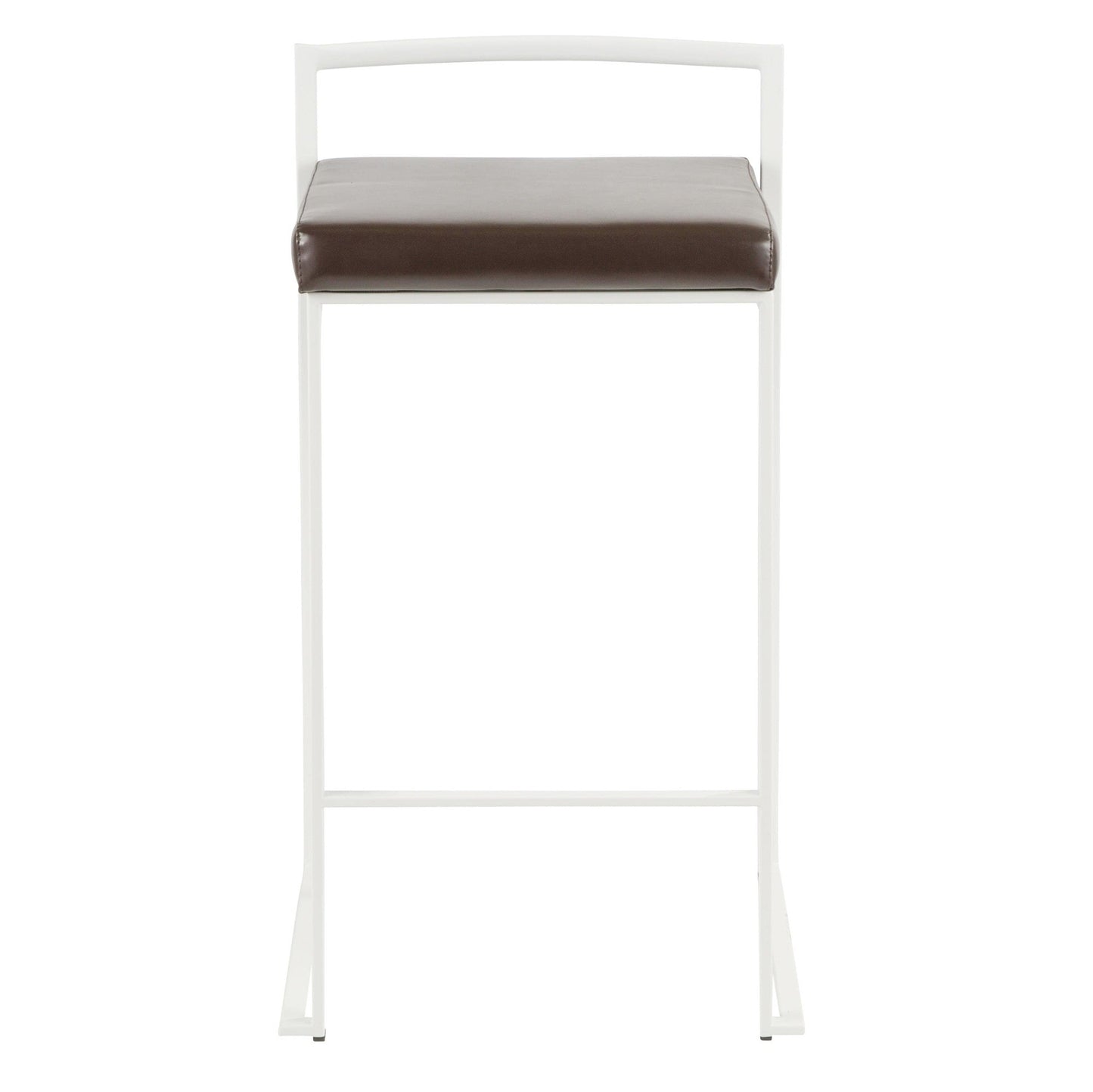 Majestic Office Furniture Stacker 26" Fixed-Height Counter Stool - Set of 2