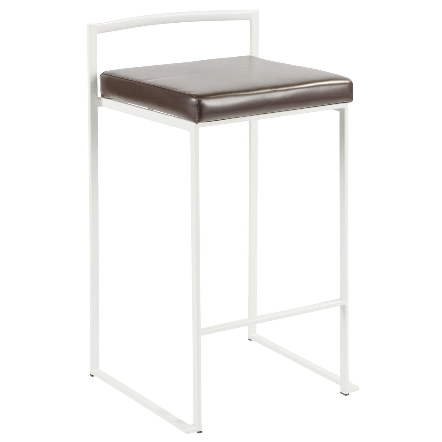 Majestic Office Furniture Stacker 26" Fixed-Height Counter Stool - Set of 2