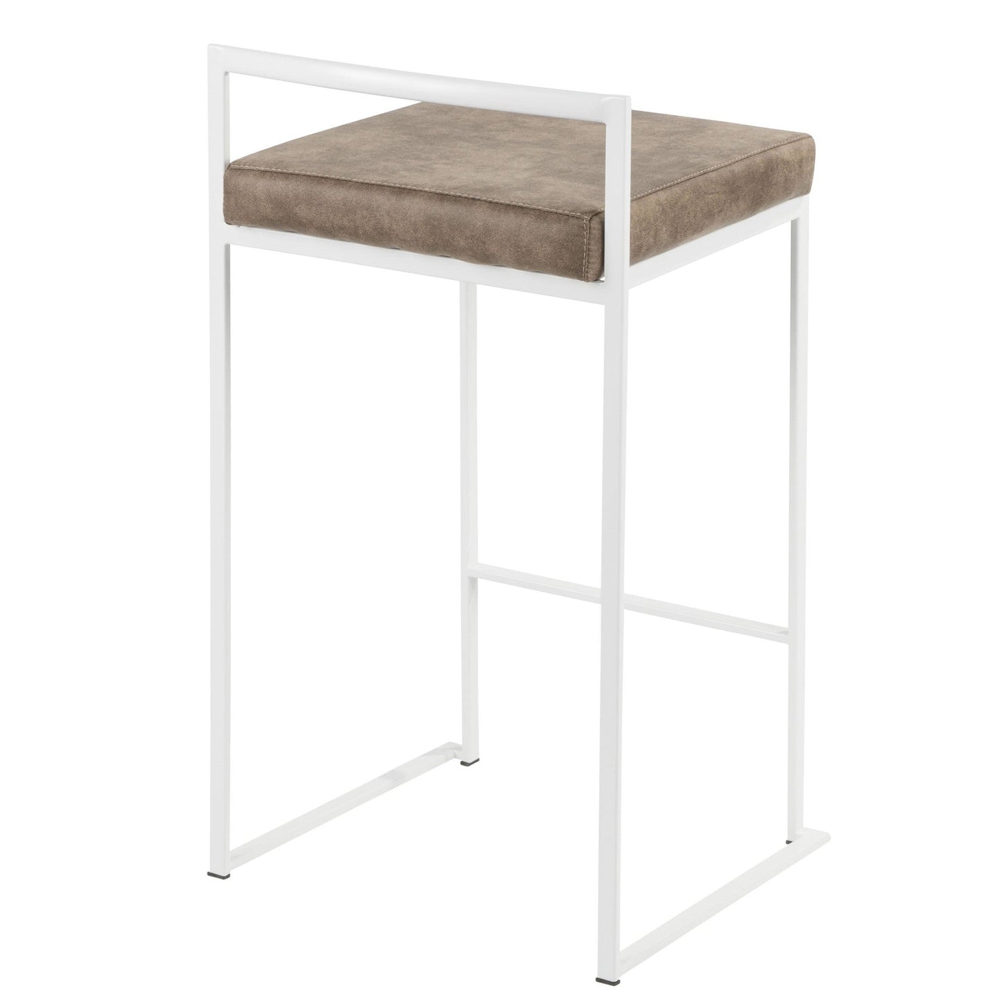 Majestic Office Furniture Stacker 26" Fixed-Height Counter Stool - Set of 2