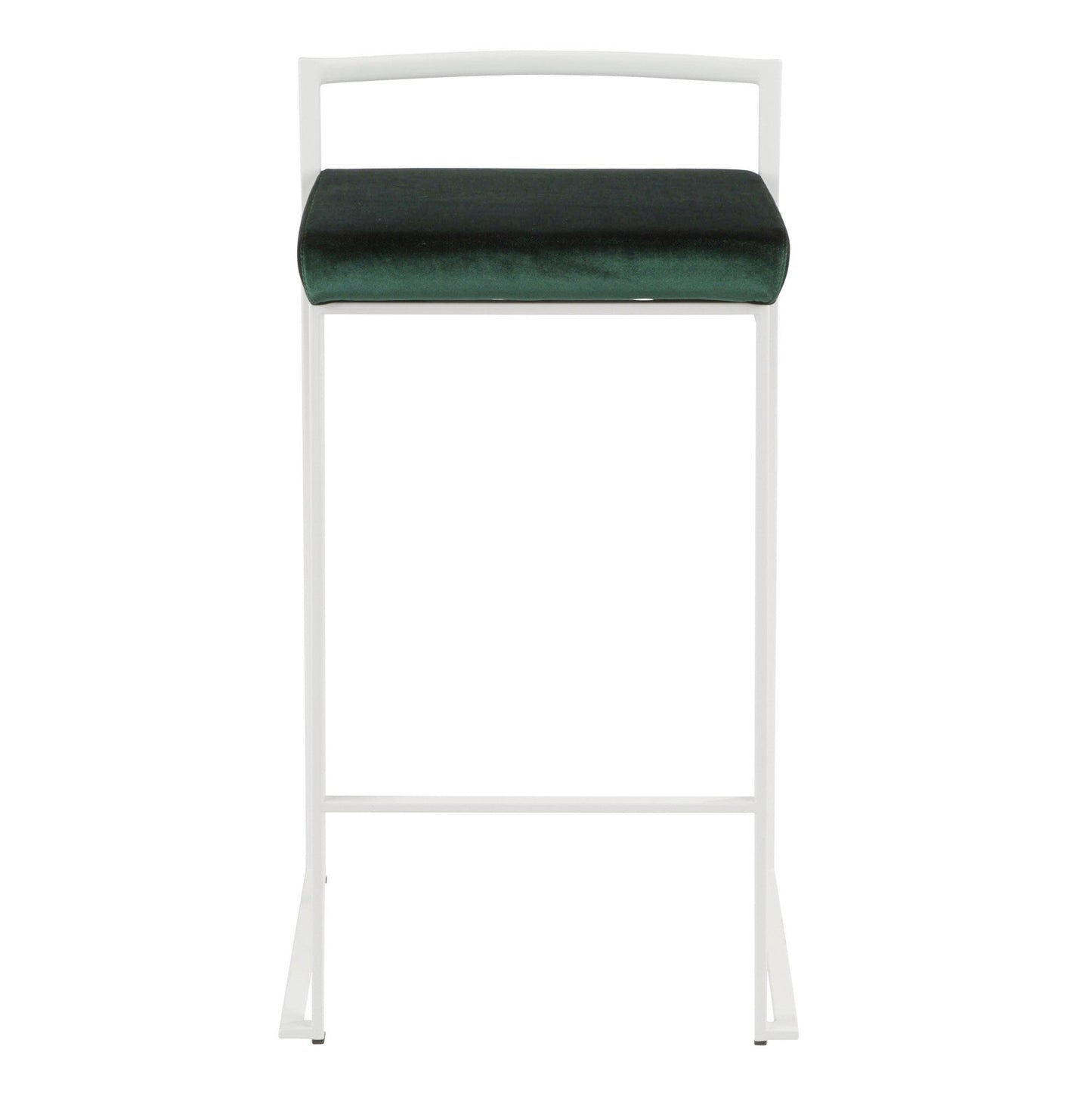 Majestic Office Furniture Stacker 26" Fixed-Height Counter Stool - Set of 2