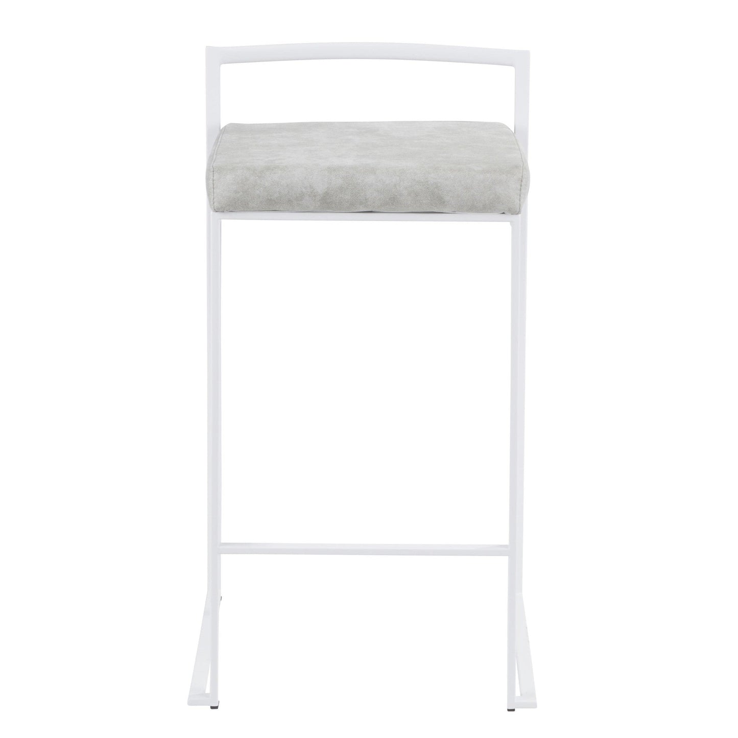 Majestic Office Furniture Stacker 26" Fixed-Height Counter Stool - Set of 2