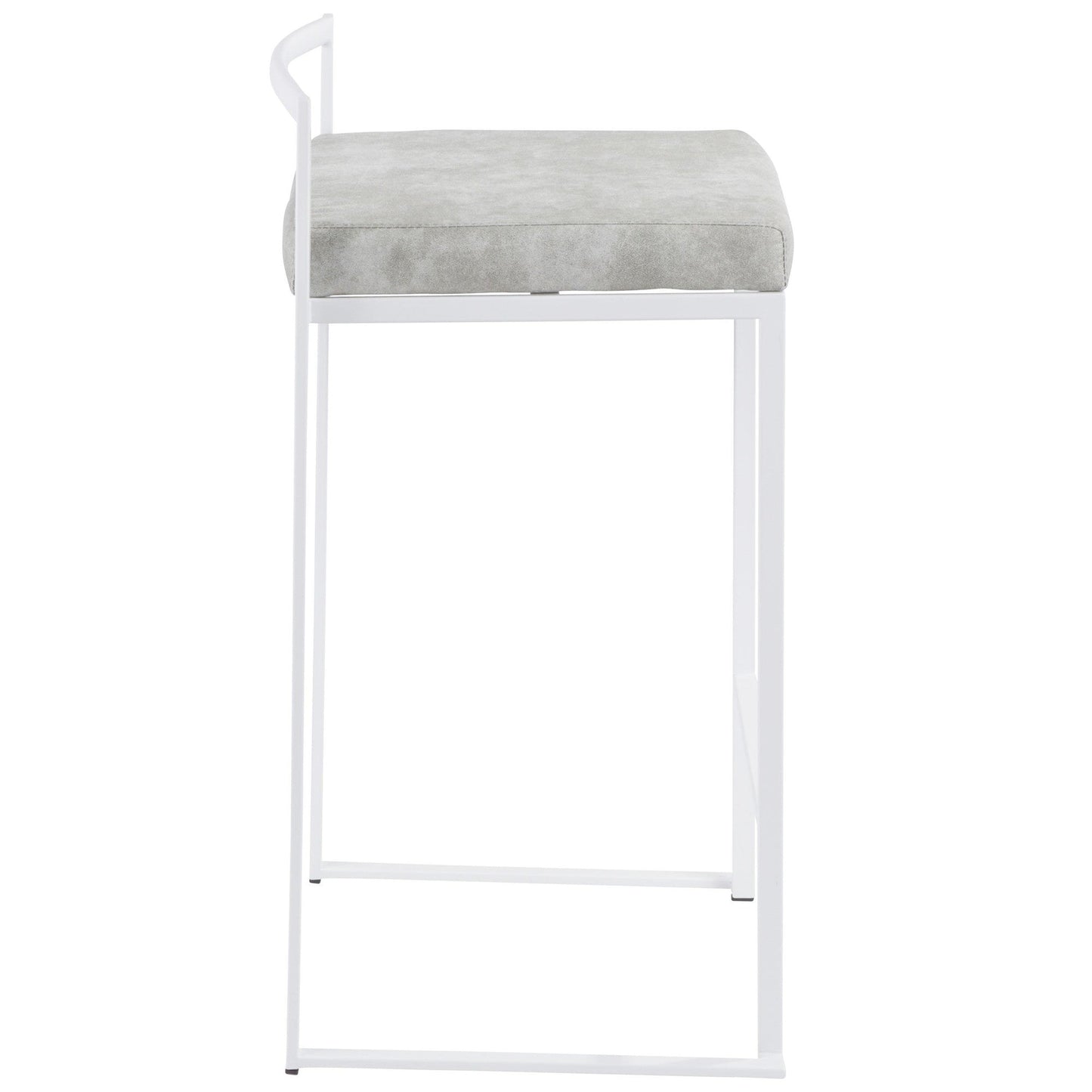 Majestic Office Furniture Stacker 26" Fixed-Height Counter Stool - Set of 2