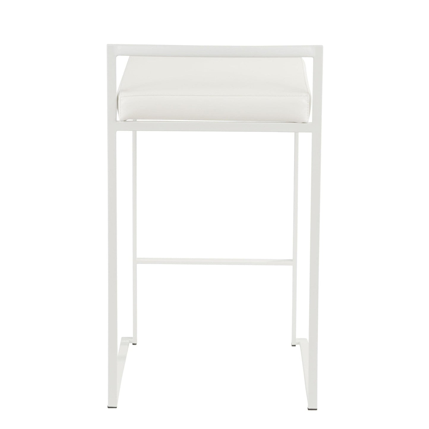 Majestic Office Furniture Stacker 26" Fixed-Height Counter Stool - Set of 2