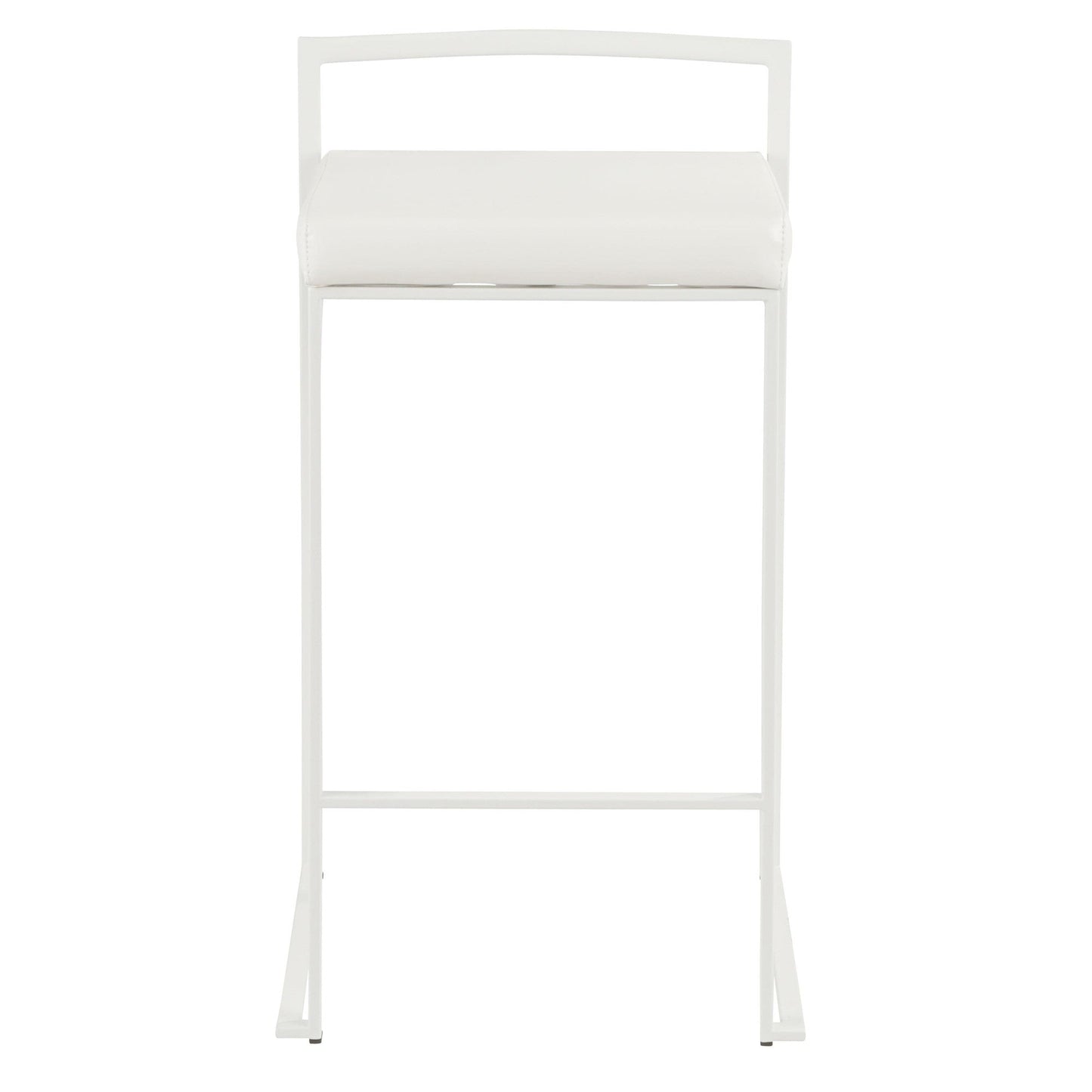 Majestic Office Furniture Stacker 26" Fixed-Height Counter Stool - Set of 2