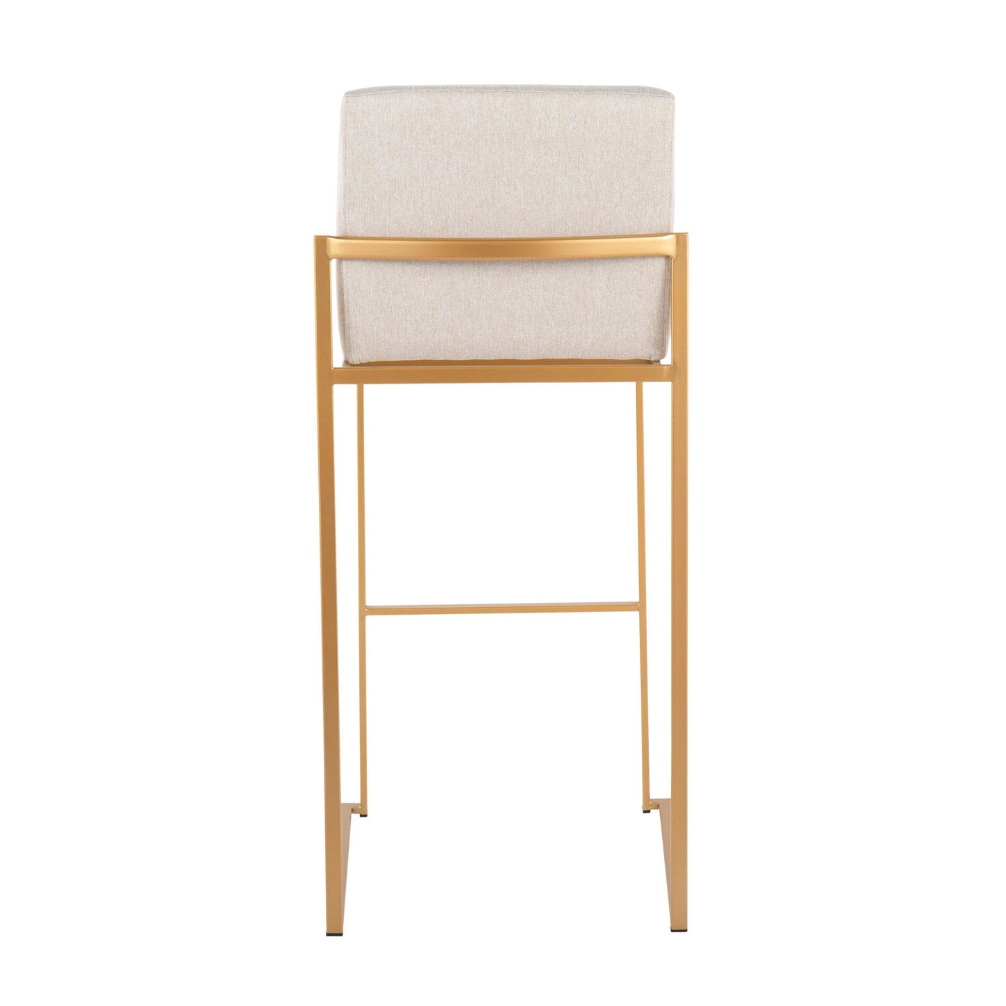 Majestic Office Furniture High Back 30" Fixed-Height Barstool - Set of 2