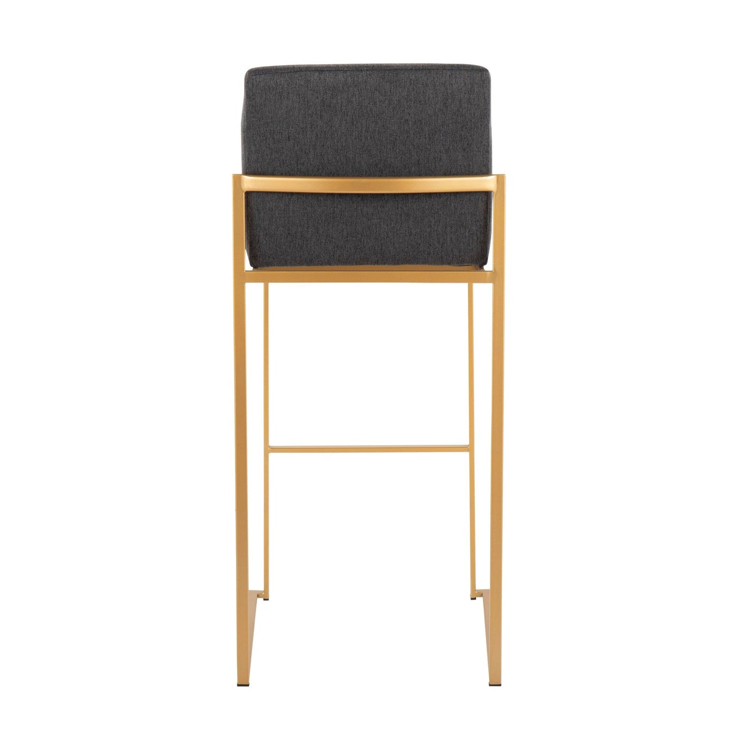 Majestic Office Furniture High Back 30" Fixed-Height Barstool - Set of 2