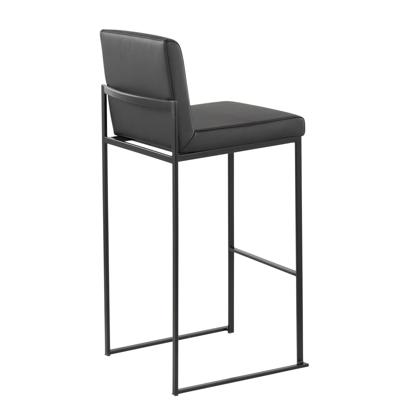 Majestic Office Furniture High Back 30" Fixed-Height Barstool - Set of 2