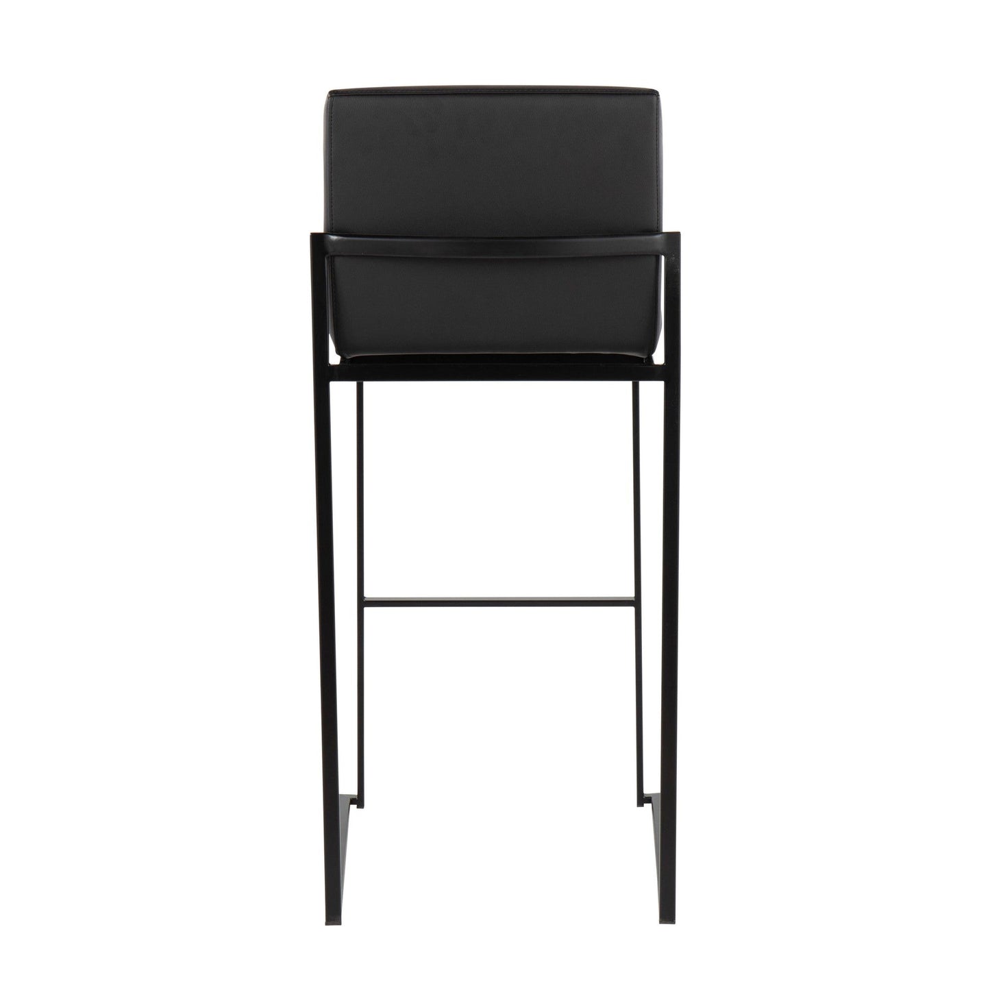 Majestic Office Furniture High Back 30" Fixed-Height Barstool - Set of 2