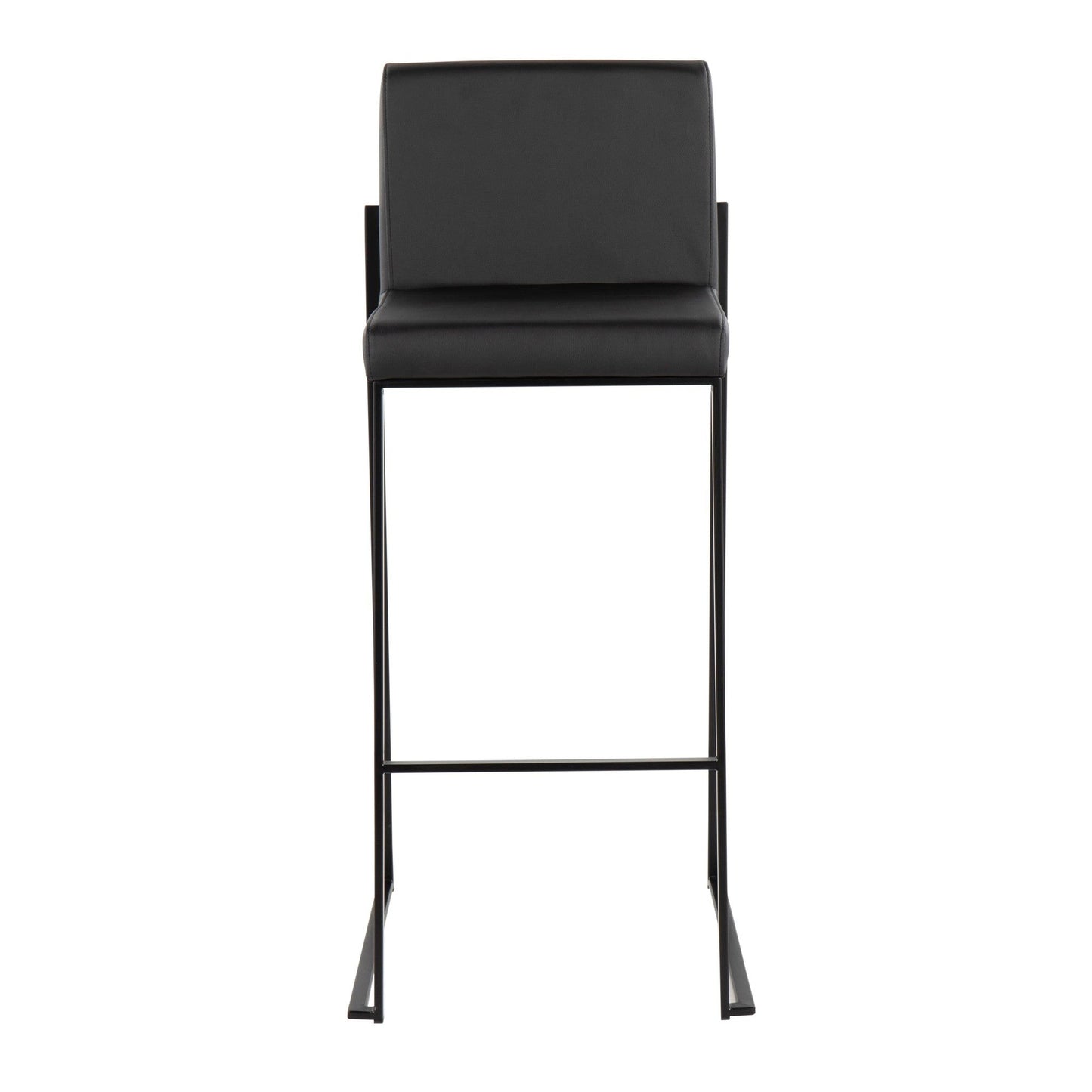 Majestic Office Furniture High Back 30" Fixed-Height Barstool - Set of 2