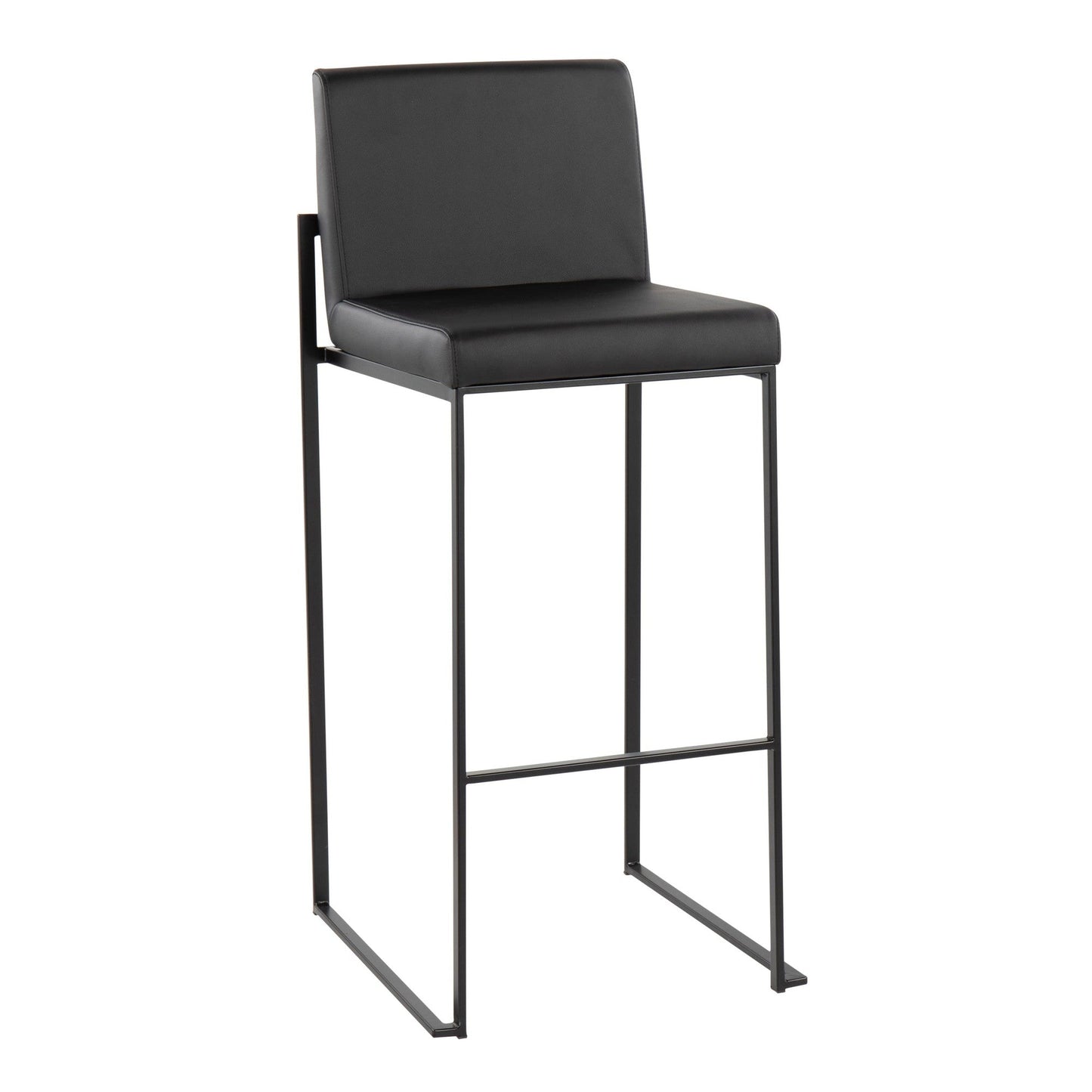 Majestic Office Furniture High Back 30" Fixed-Height Barstool - Set of 2