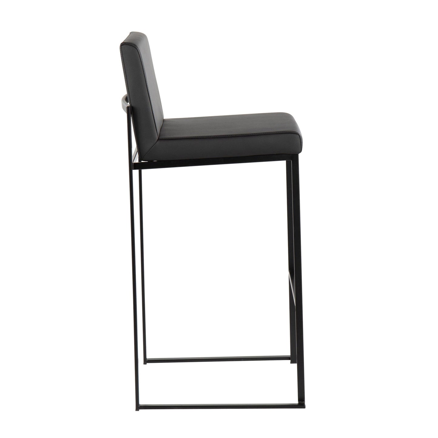 Majestic Office Furniture High Back 30" Fixed-Height Barstool - Set of 2