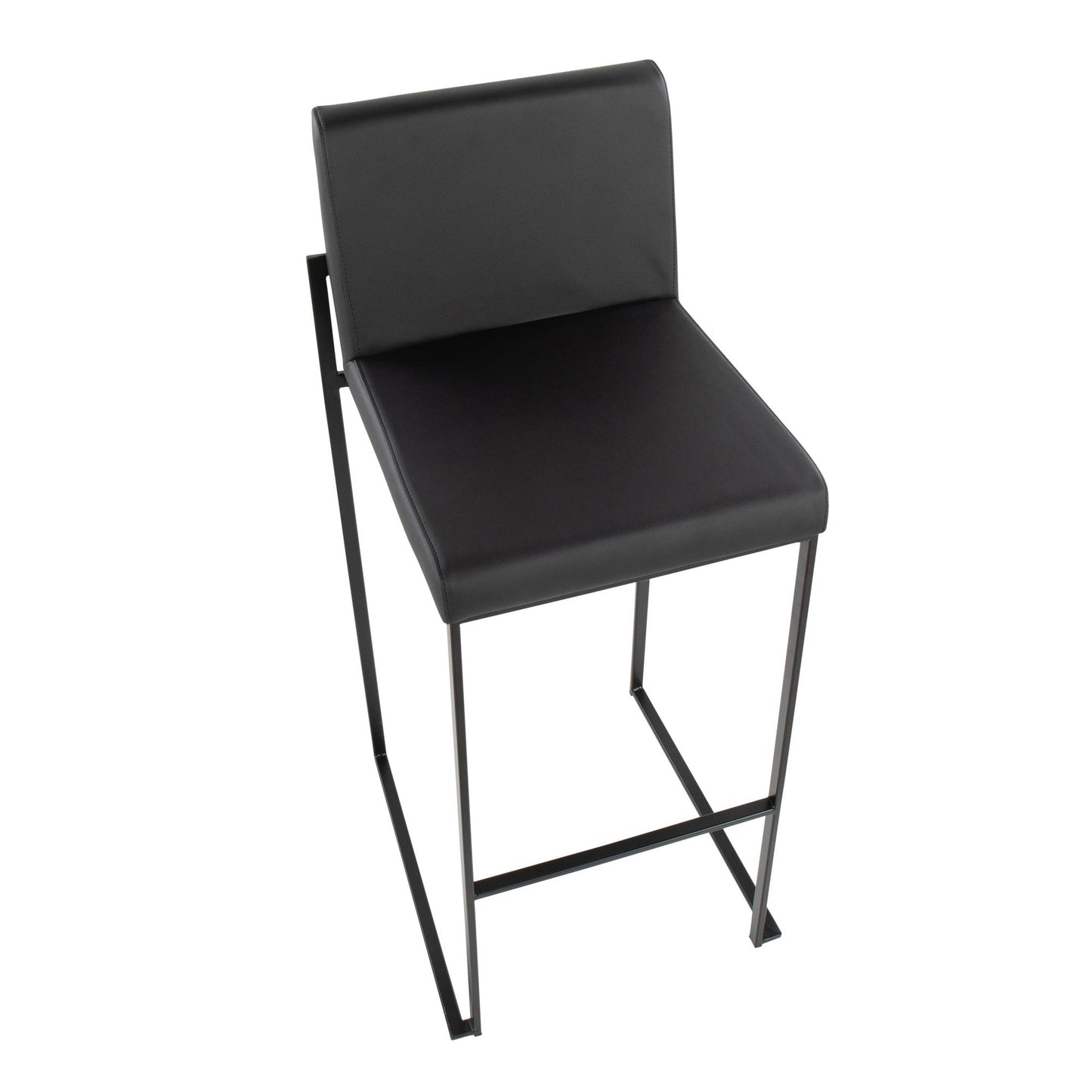 Majestic Office Furniture High Back 30" Fixed-Height Barstool - Set of 2