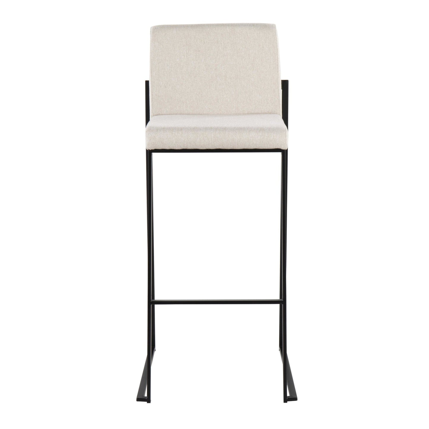 Majestic Office Furniture High Back 30" Fixed-Height Barstool - Set of 2