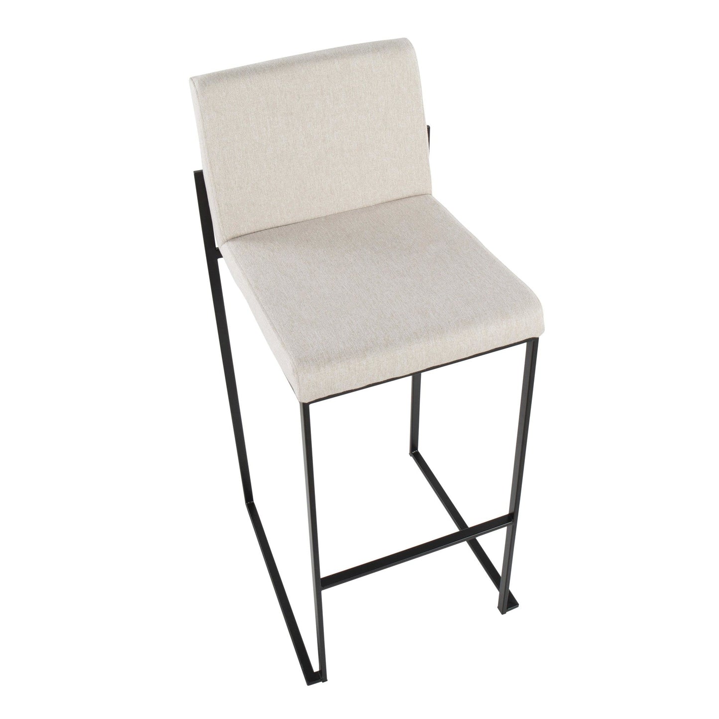 Majestic Office Furniture High Back 30" Fixed-Height Barstool - Set of 2