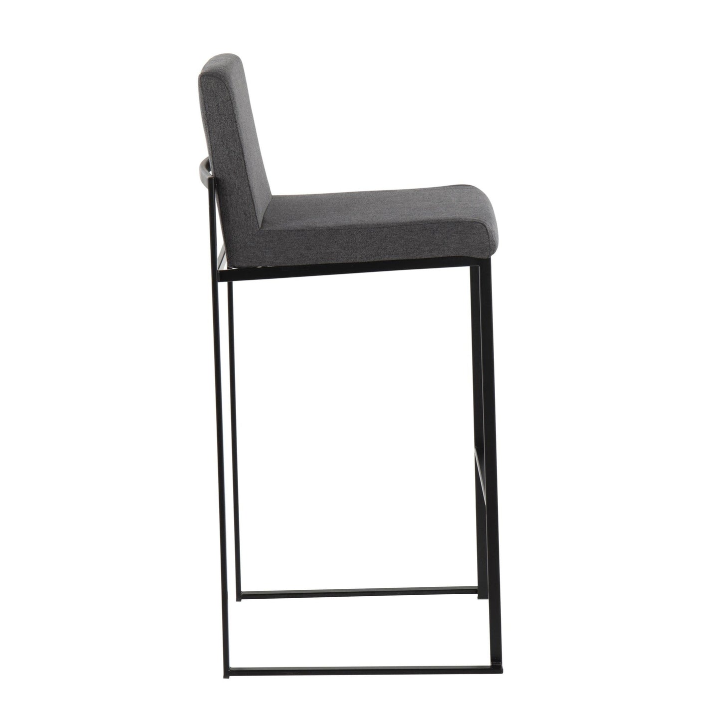 Majestic Office Furniture High Back 30" Fixed-Height Barstool - Set of 2