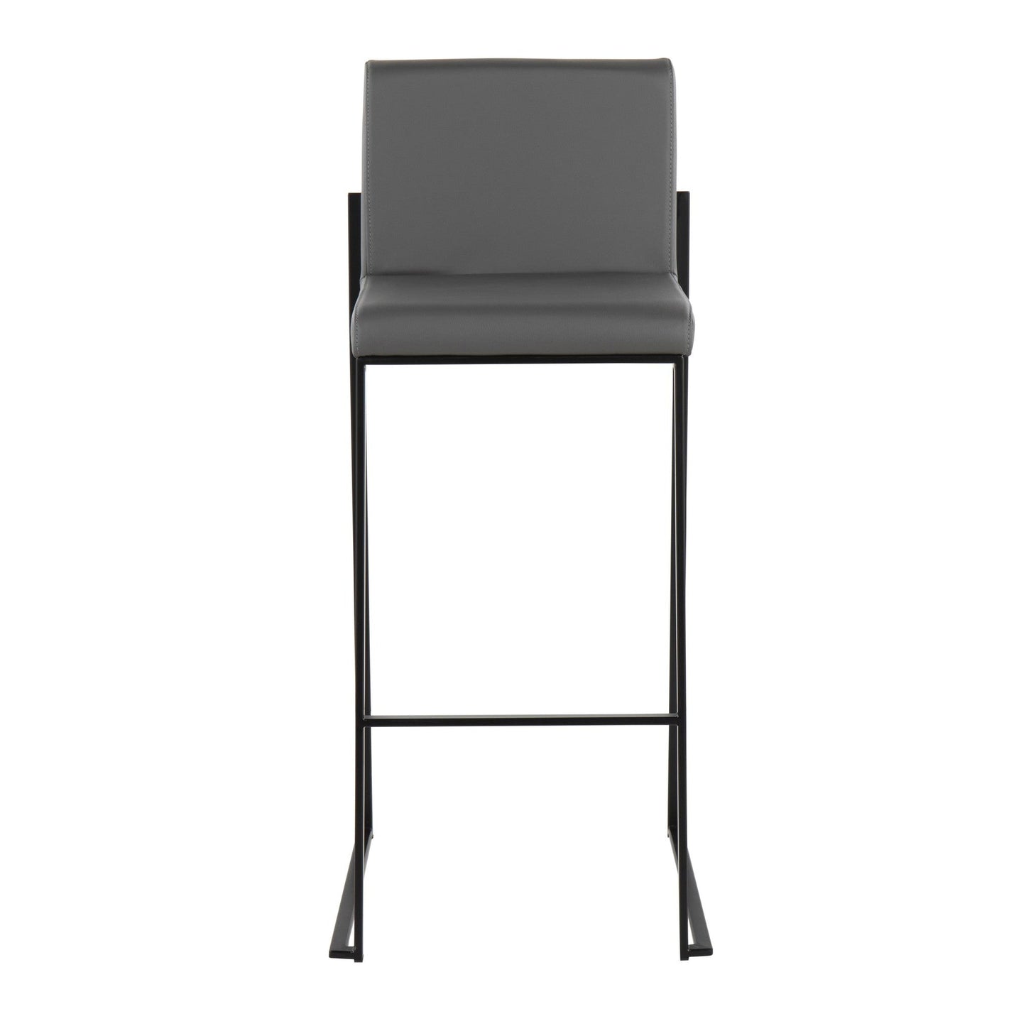 Majestic Office Furniture High Back 30" Fixed-Height Barstool - Set of 2