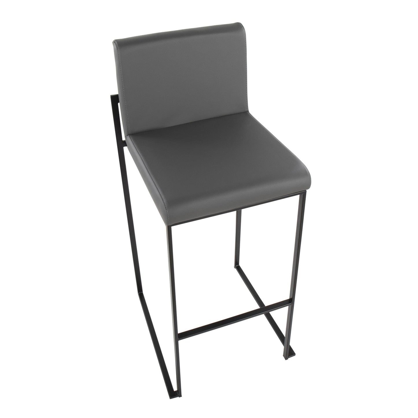 Majestic Office Furniture High Back 30" Fixed-Height Barstool - Set of 2