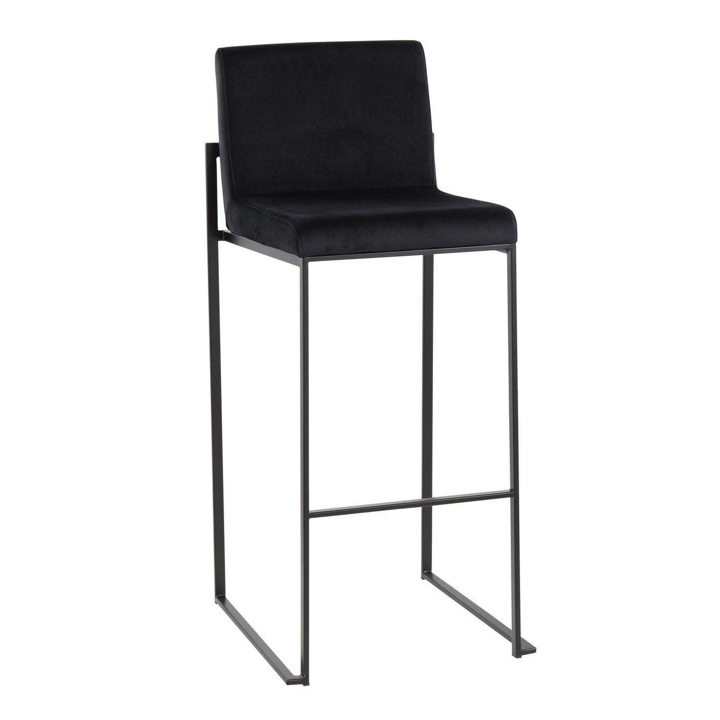 Majestic Office Furniture High Back 30" Fixed-Height Barstool - Set of 2