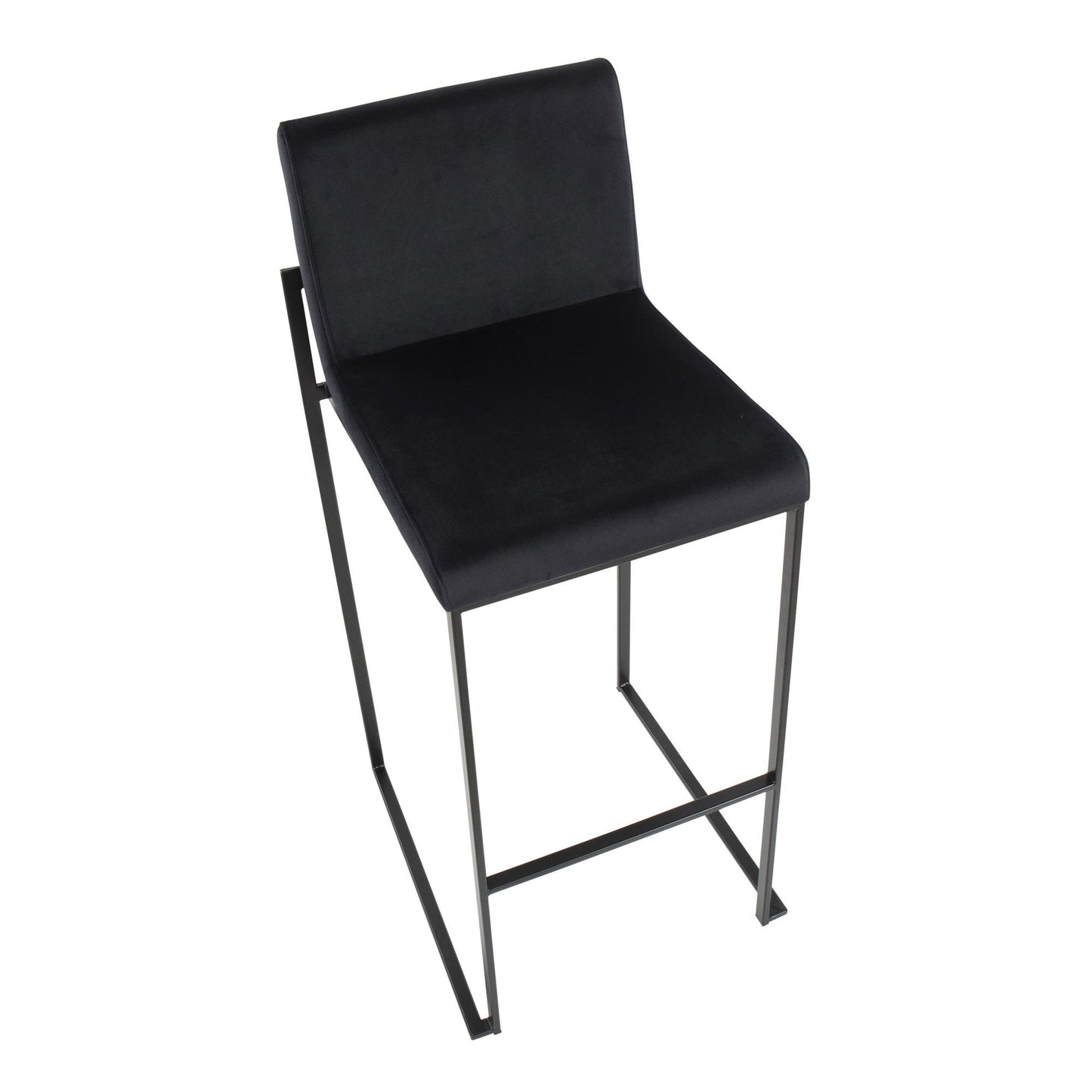 Majestic Office Furniture High Back 30" Fixed-Height Barstool - Set of 2