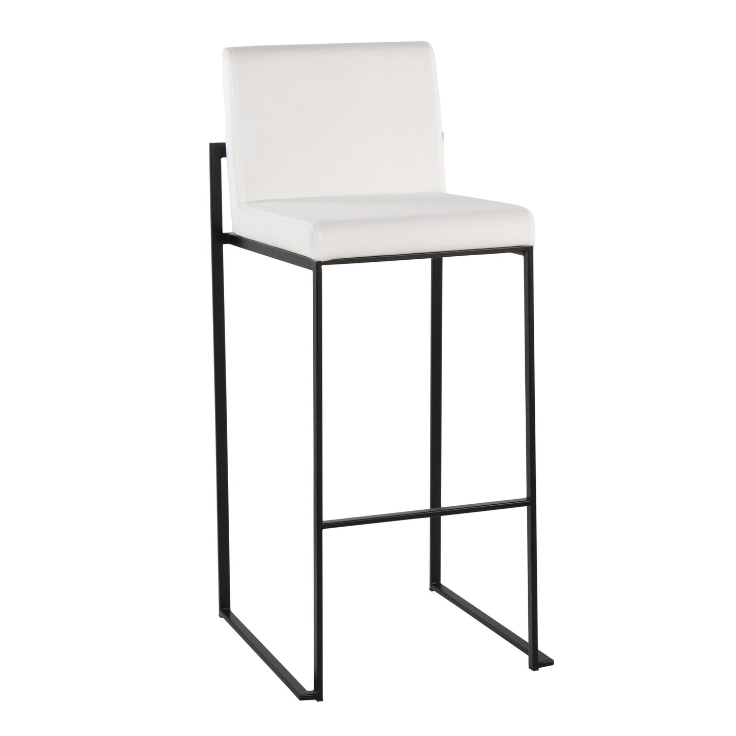 Majestic Office Furniture High Back 30" Fixed-Height Barstool - Set of 2