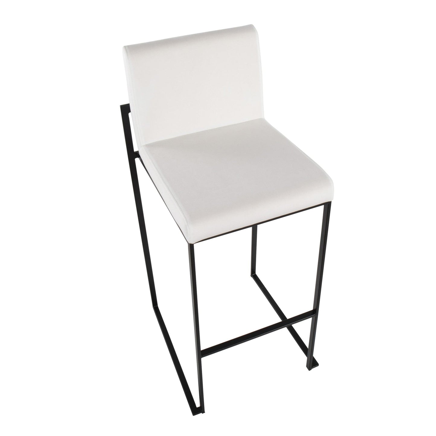 Majestic Office Furniture High Back 30" Fixed-Height Barstool - Set of 2
