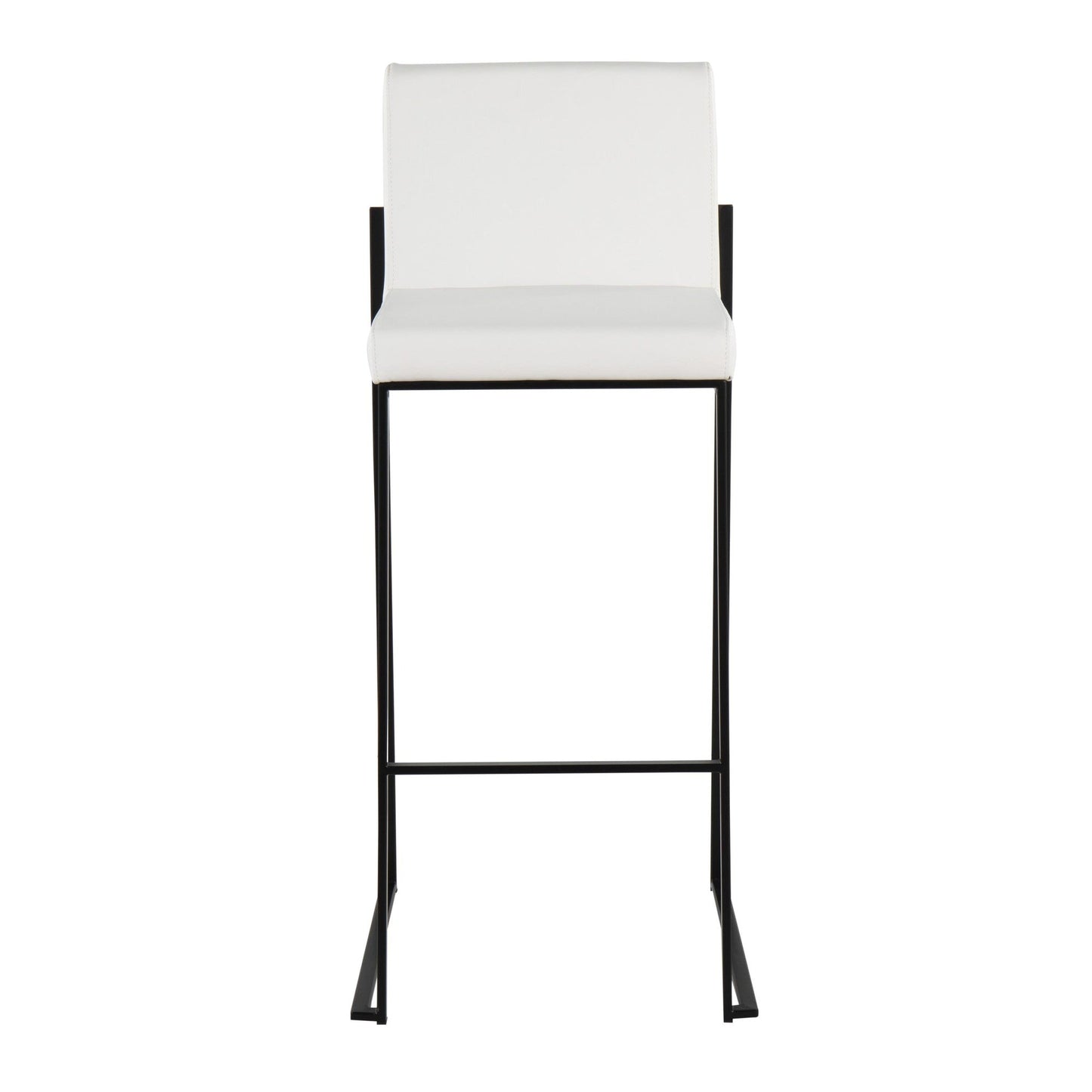 Majestic Office Furniture High Back 30" Fixed-Height Barstool - Set of 2