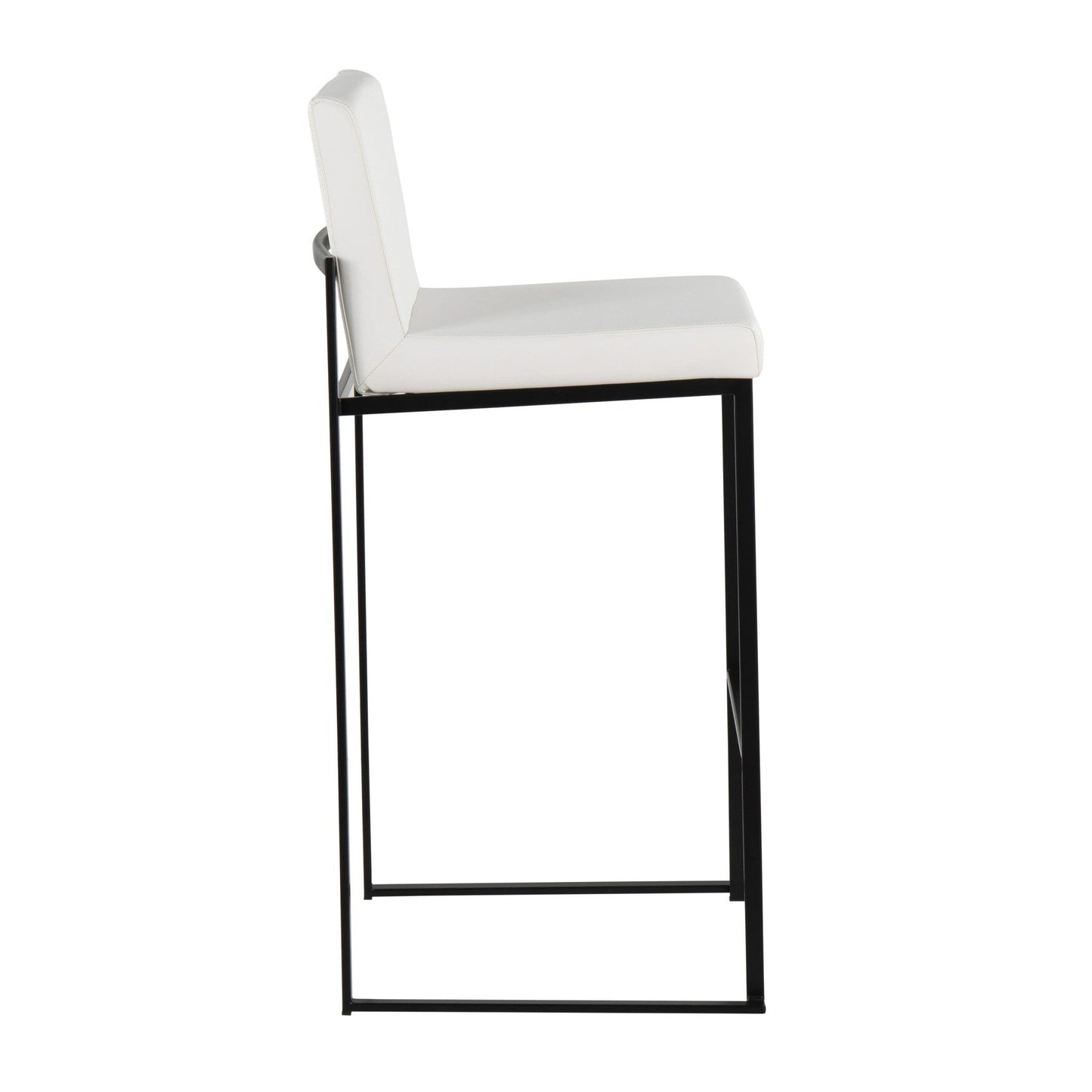 Majestic Office Furniture High Back 30" Fixed-Height Barstool - Set of 2