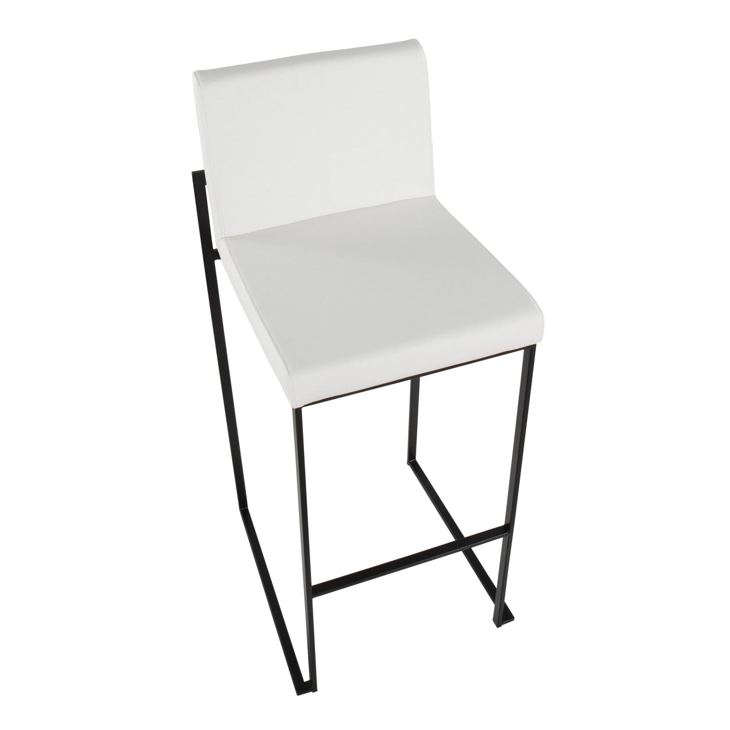 Majestic Office Furniture High Back 30" Fixed-Height Barstool - Set of 2