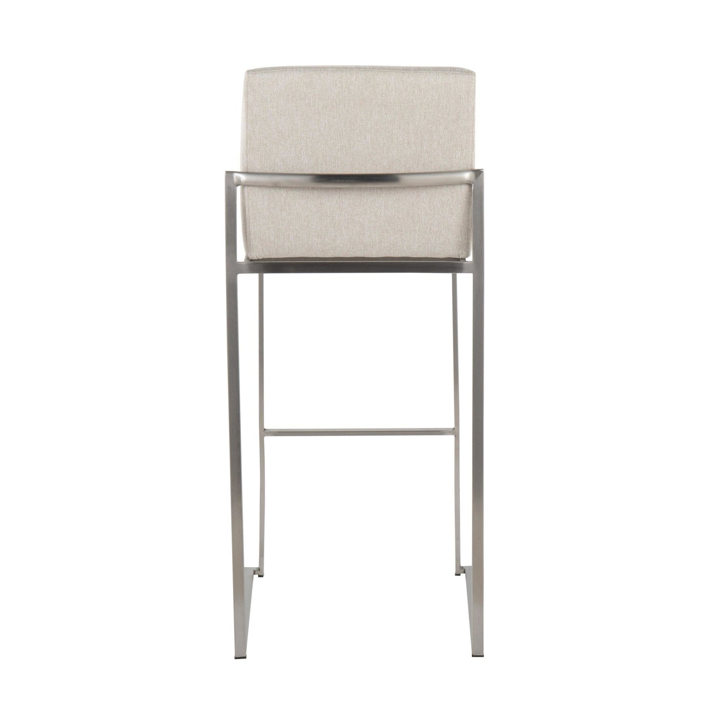 Majestic Office Furniture High Back 30" Fixed-Height Barstool - Set of 2