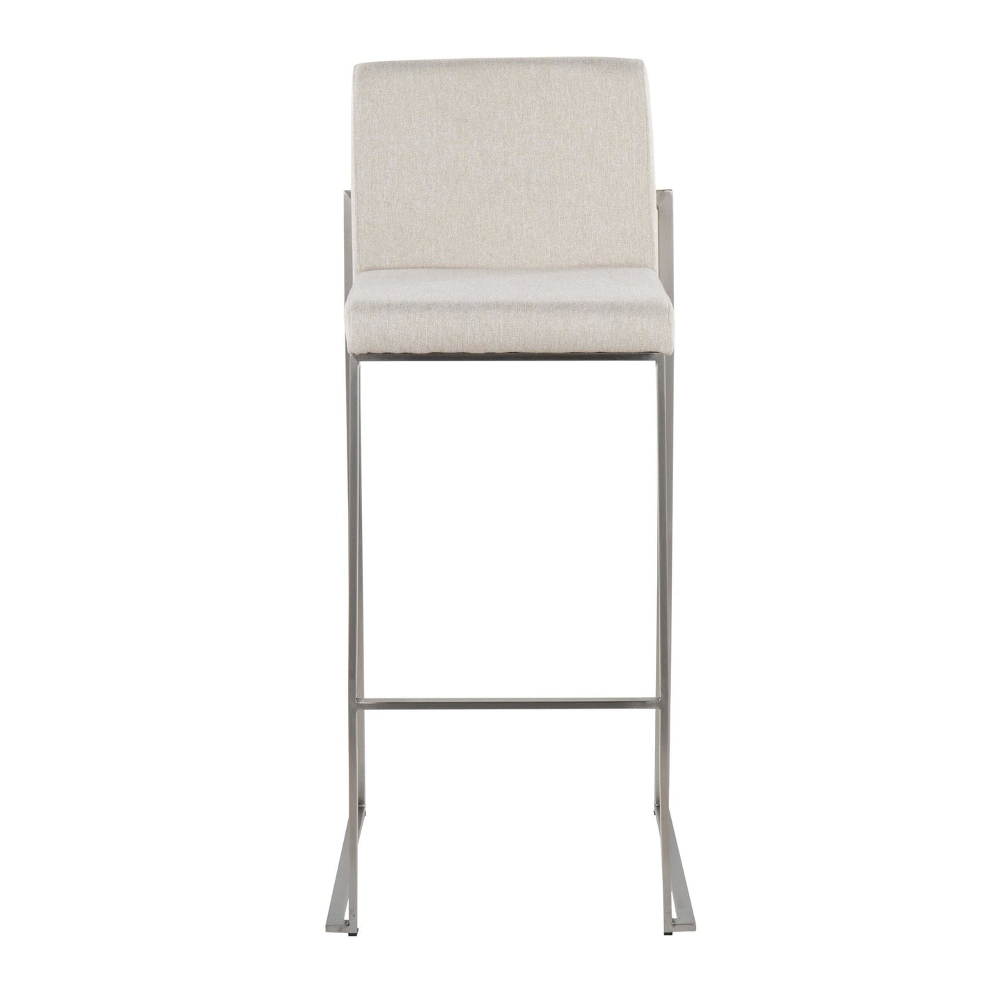 Majestic Office Furniture High Back 30" Fixed-Height Barstool - Set of 2