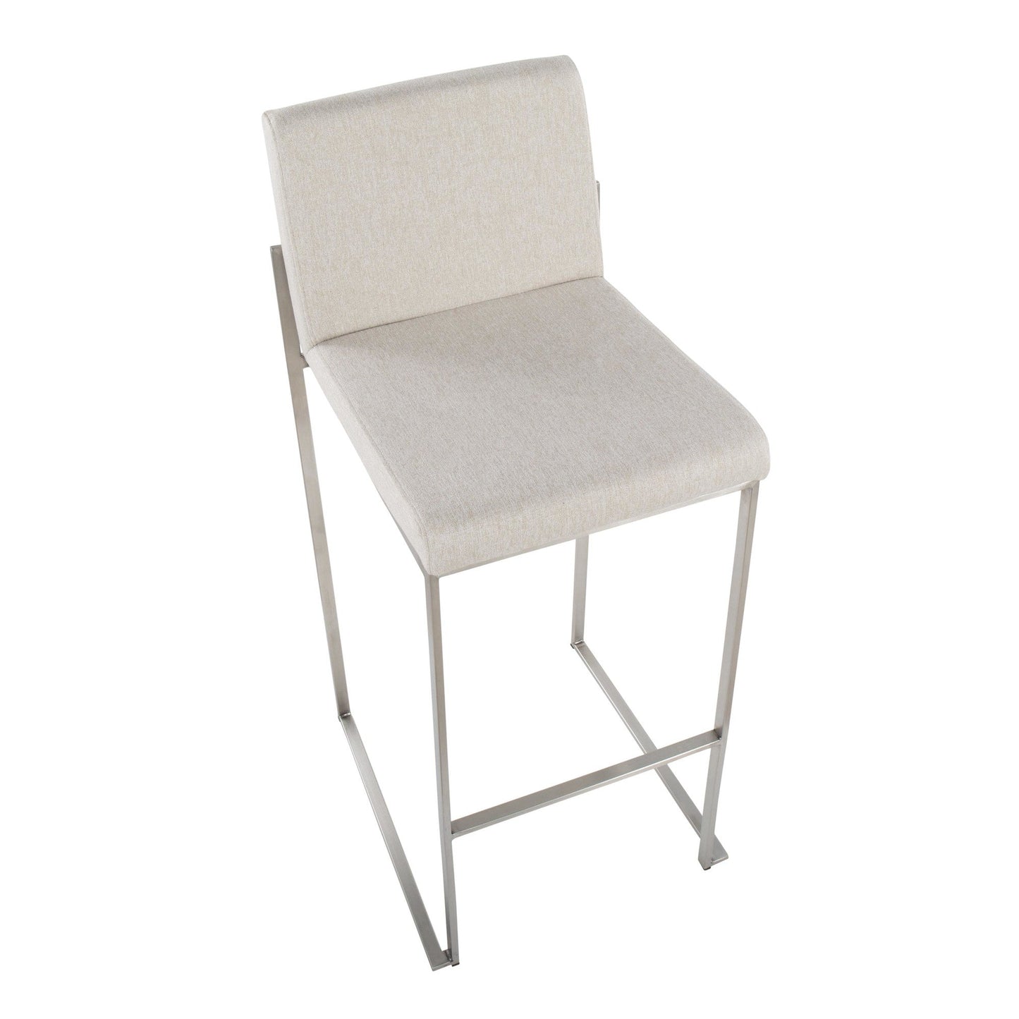 Majestic Office Furniture High Back 30" Fixed-Height Barstool - Set of 2
