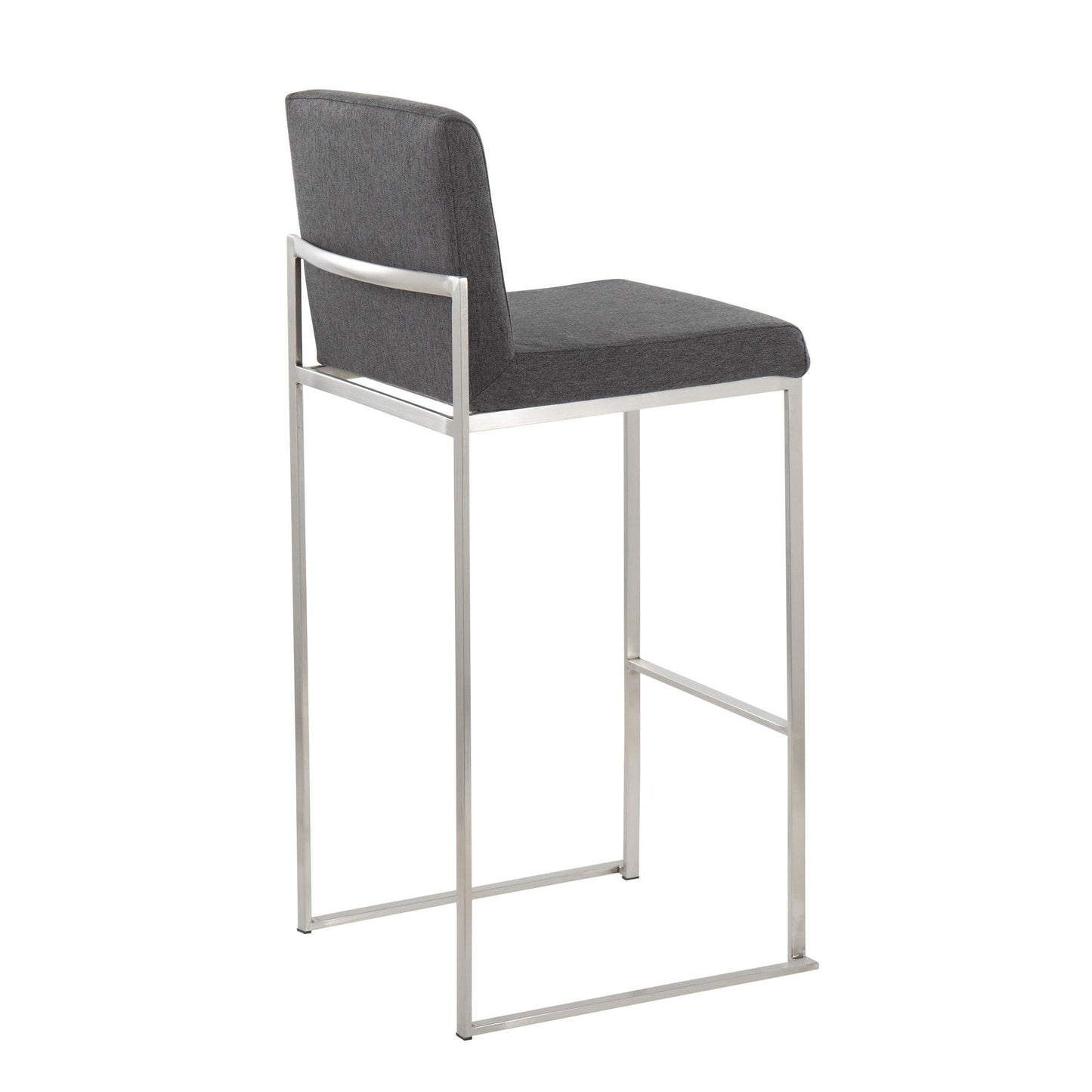 Majestic Office Furniture High Back 30" Fixed-Height Barstool - Set of 2