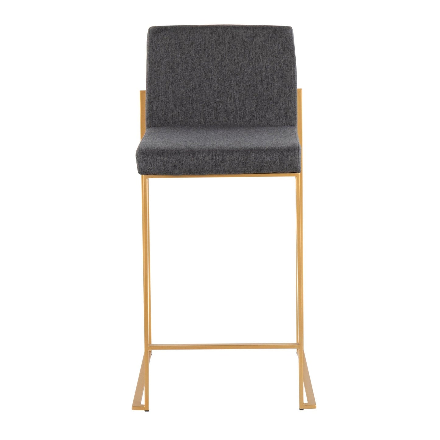 Majestic Office Furniture High Back 26" Fixed-Height Counter Stool - Set of 2