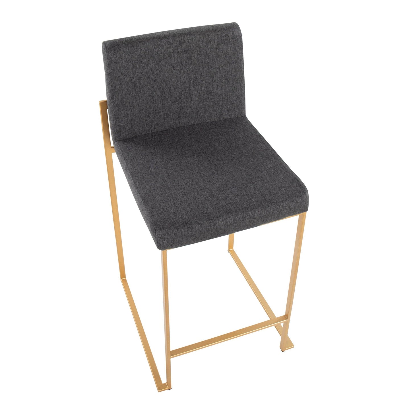 Majestic Office Furniture High Back 26" Fixed-Height Counter Stool - Set of 2