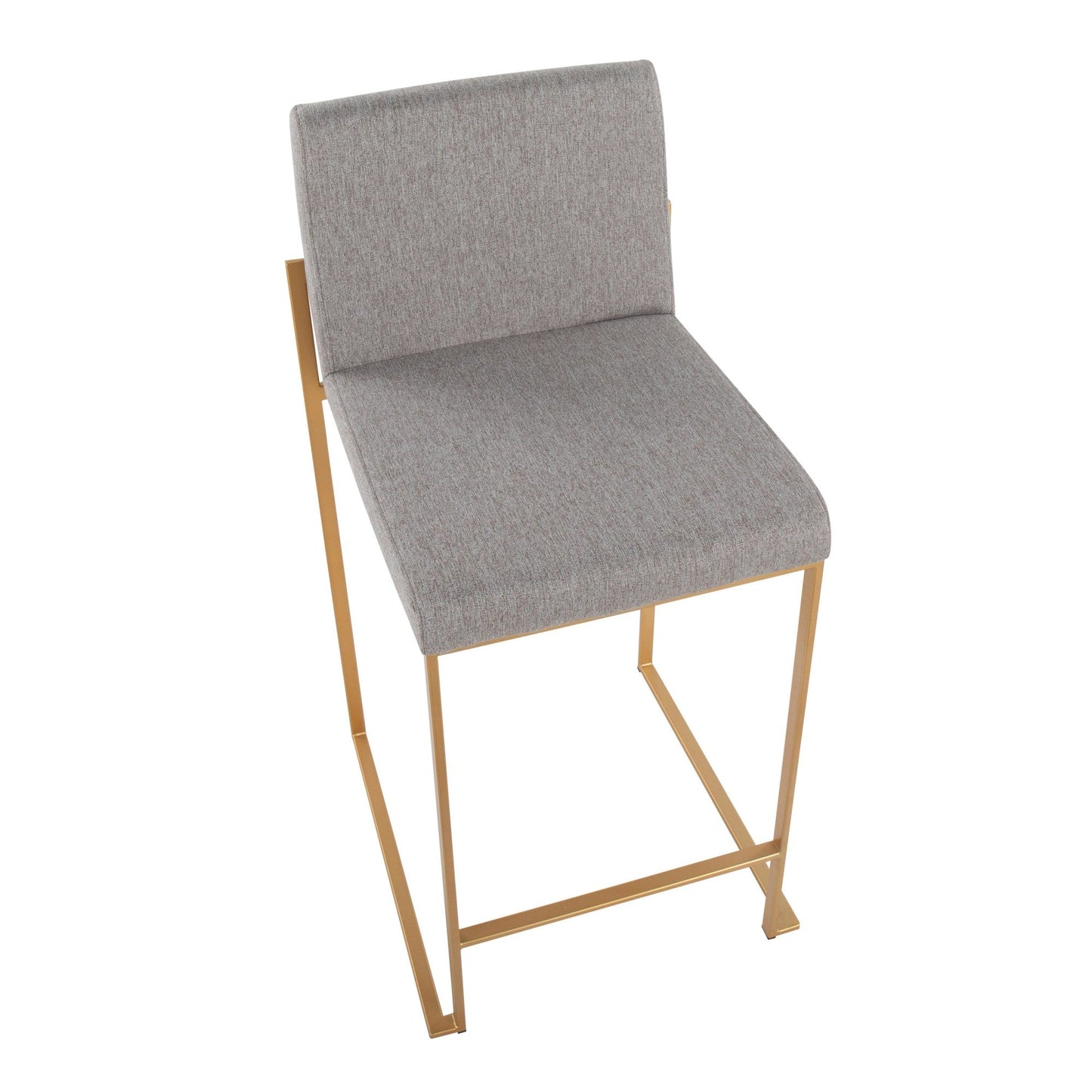 Majestic Office Furniture High Back 26" Fixed-Height Counter Stool - Set of 2
