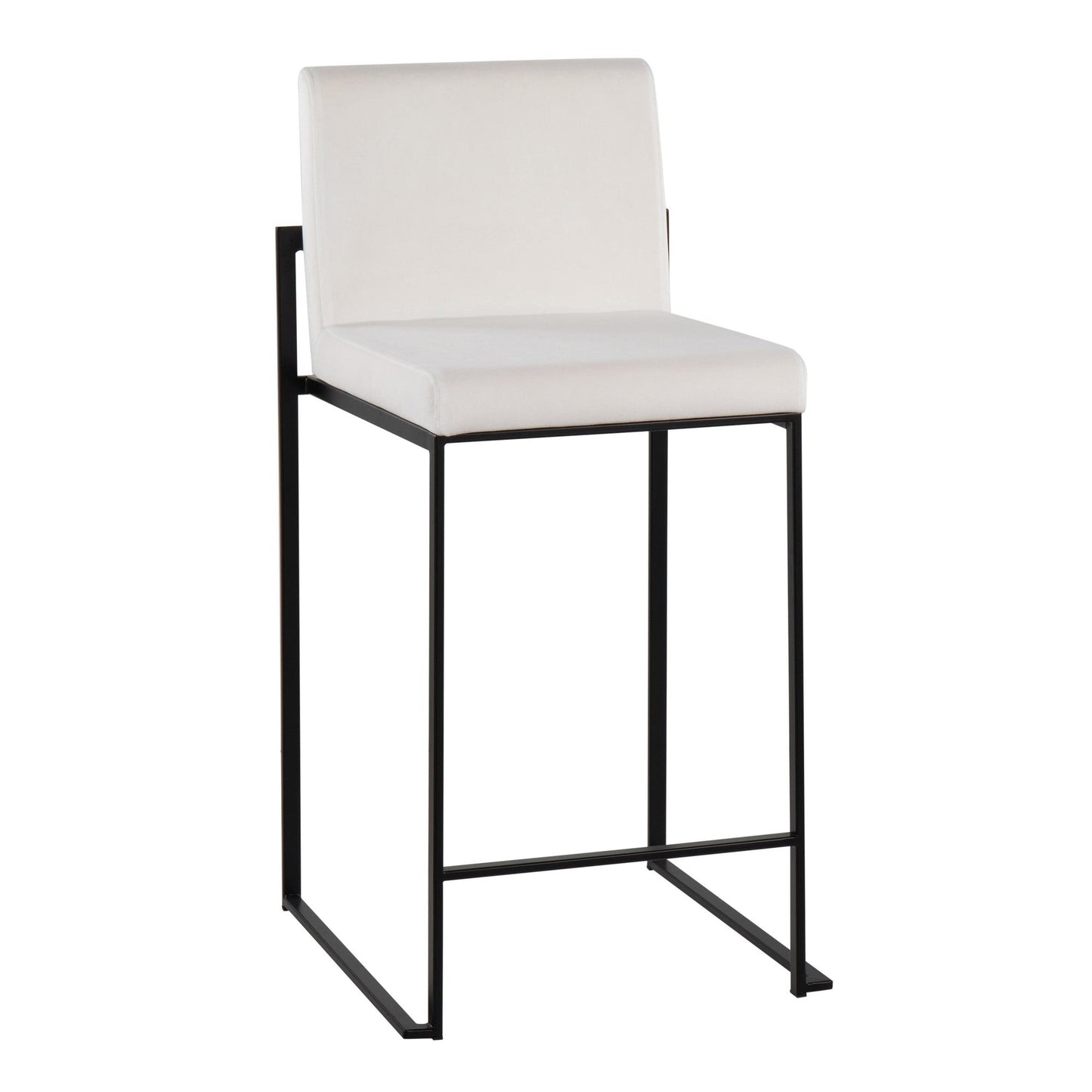 Majestic Office Furniture High Back 26" Fixed-Height Counter Stool - Set of 2