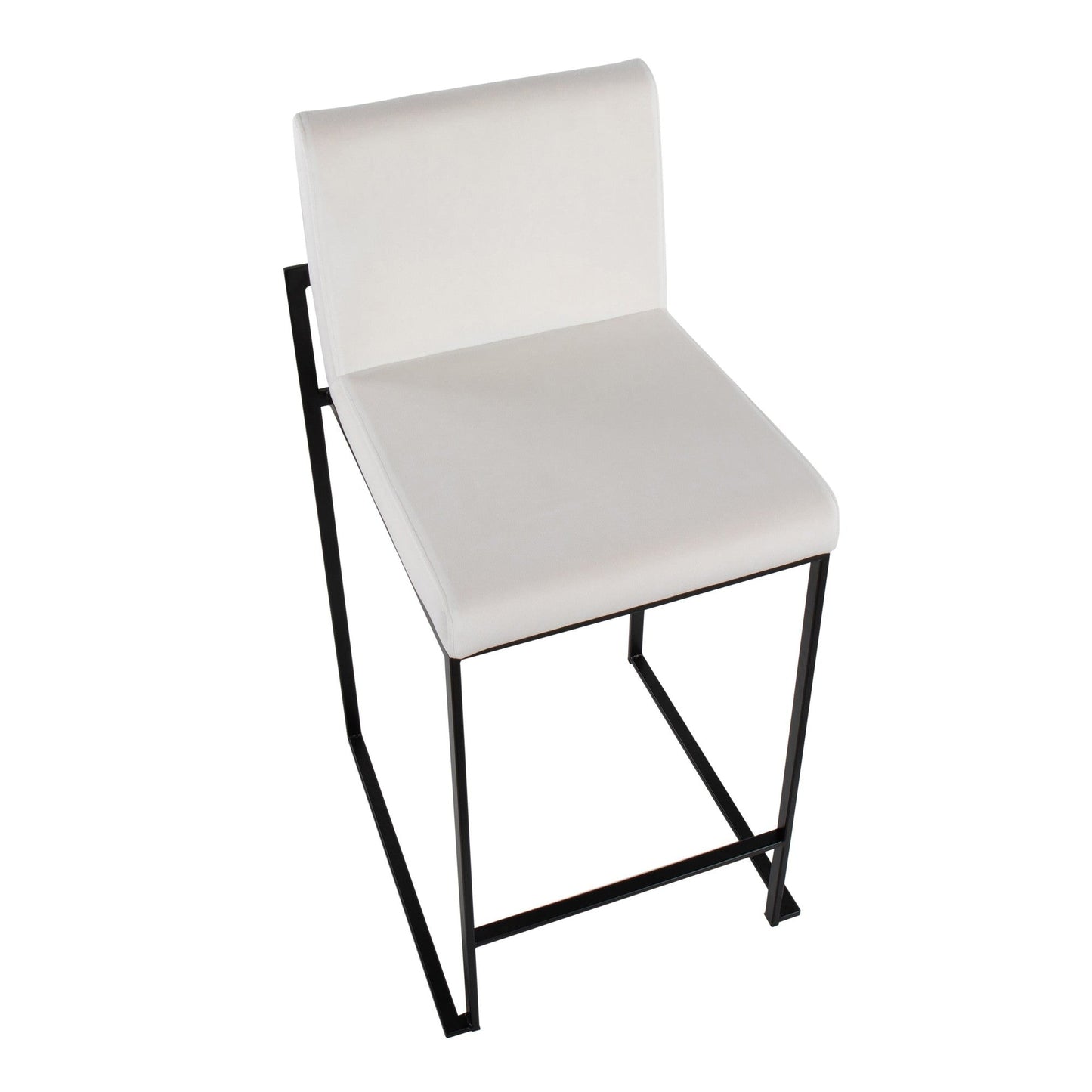 Majestic Office Furniture High Back 26" Fixed-Height Counter Stool - Set of 2